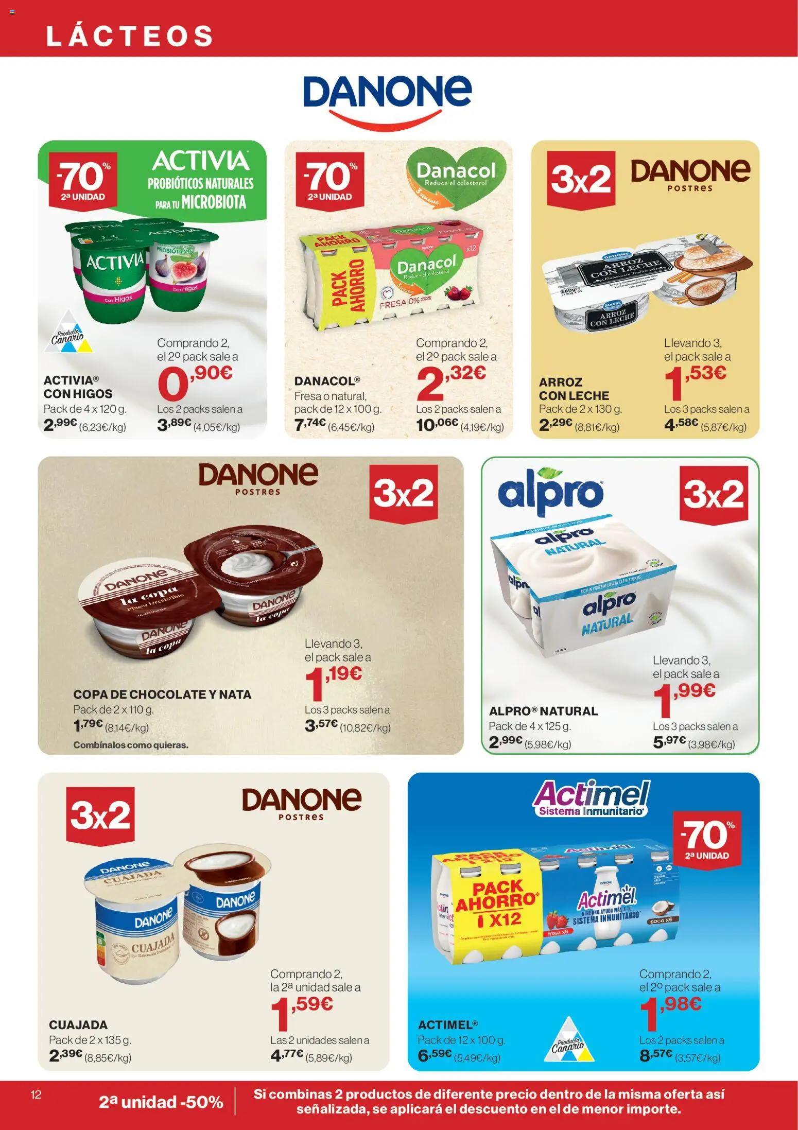 Supercor Canarias │ válido desde el 26.02.2026 | Página: 12 | Productos: Leche, Arroz, Τυρόπιτα, Σαντιγύ