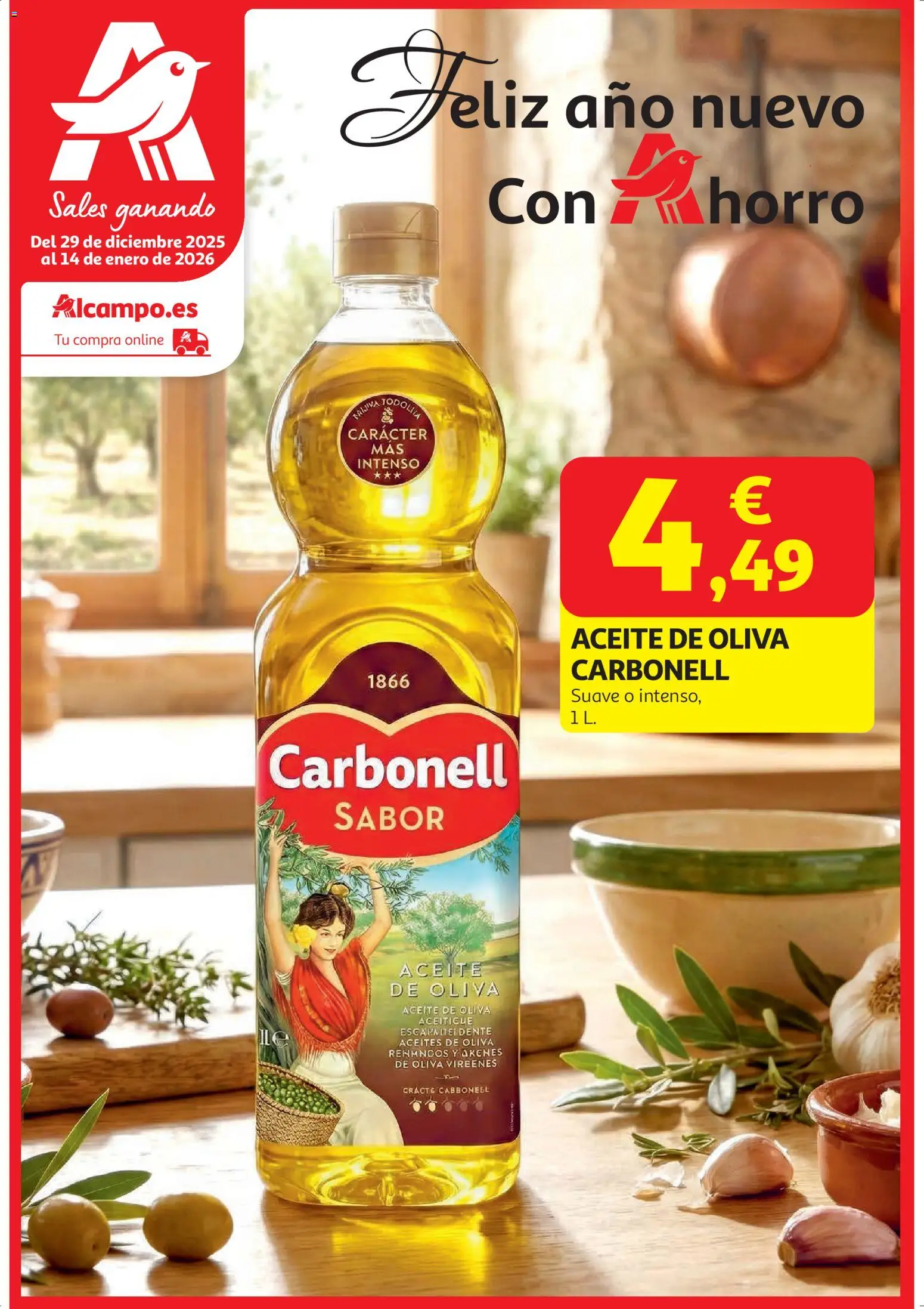 Alcampo - Supermercado Madrid │ válido desde el 29.12.2025 | Página: 1 | Productos: Aceite, Aceite de oliva