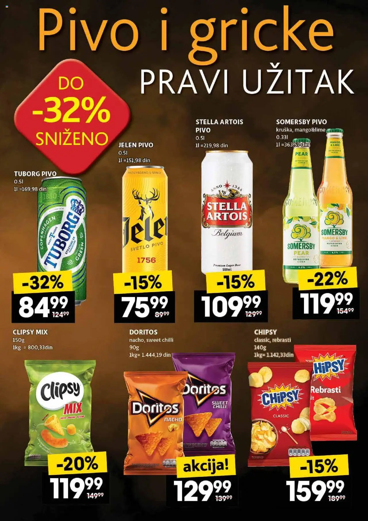 Roda katalog - važi od 14.08.2025 | Strana: 41 | Proizvode: Stella Artois, Mango, Doritos, Pivo