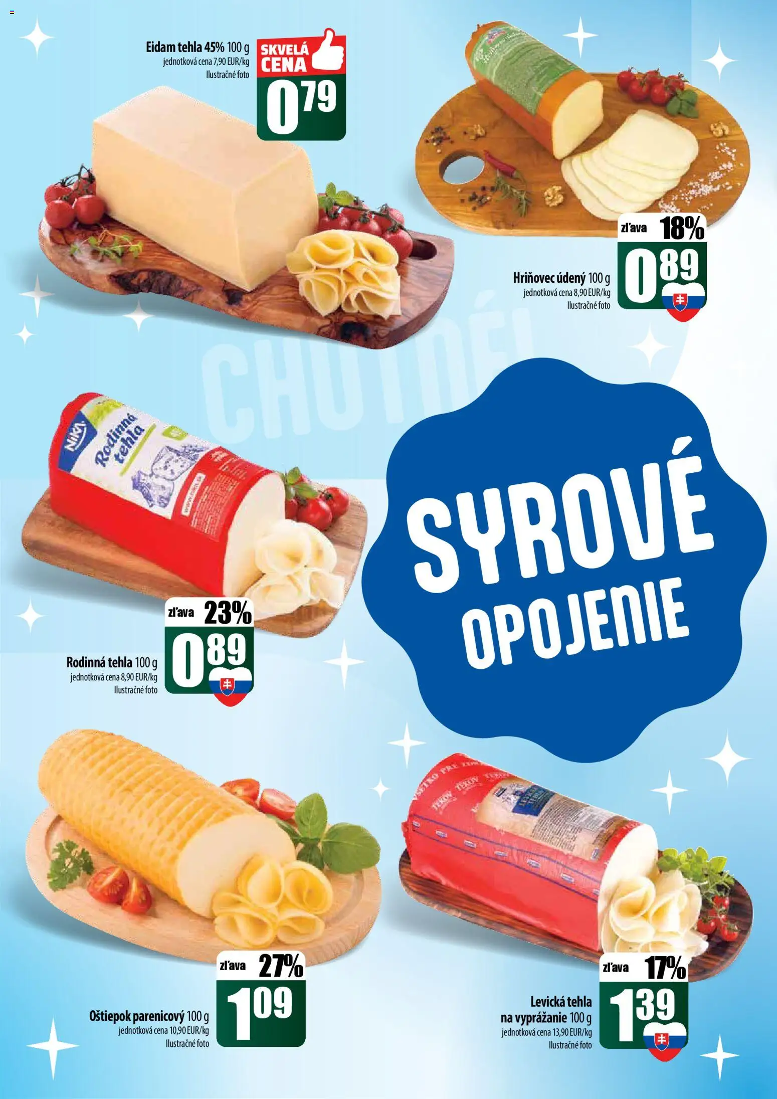 Nové COOP Jednota akcie – leták je platný od 22.12.2025 | Strana: 18 | Produkty: Eidam