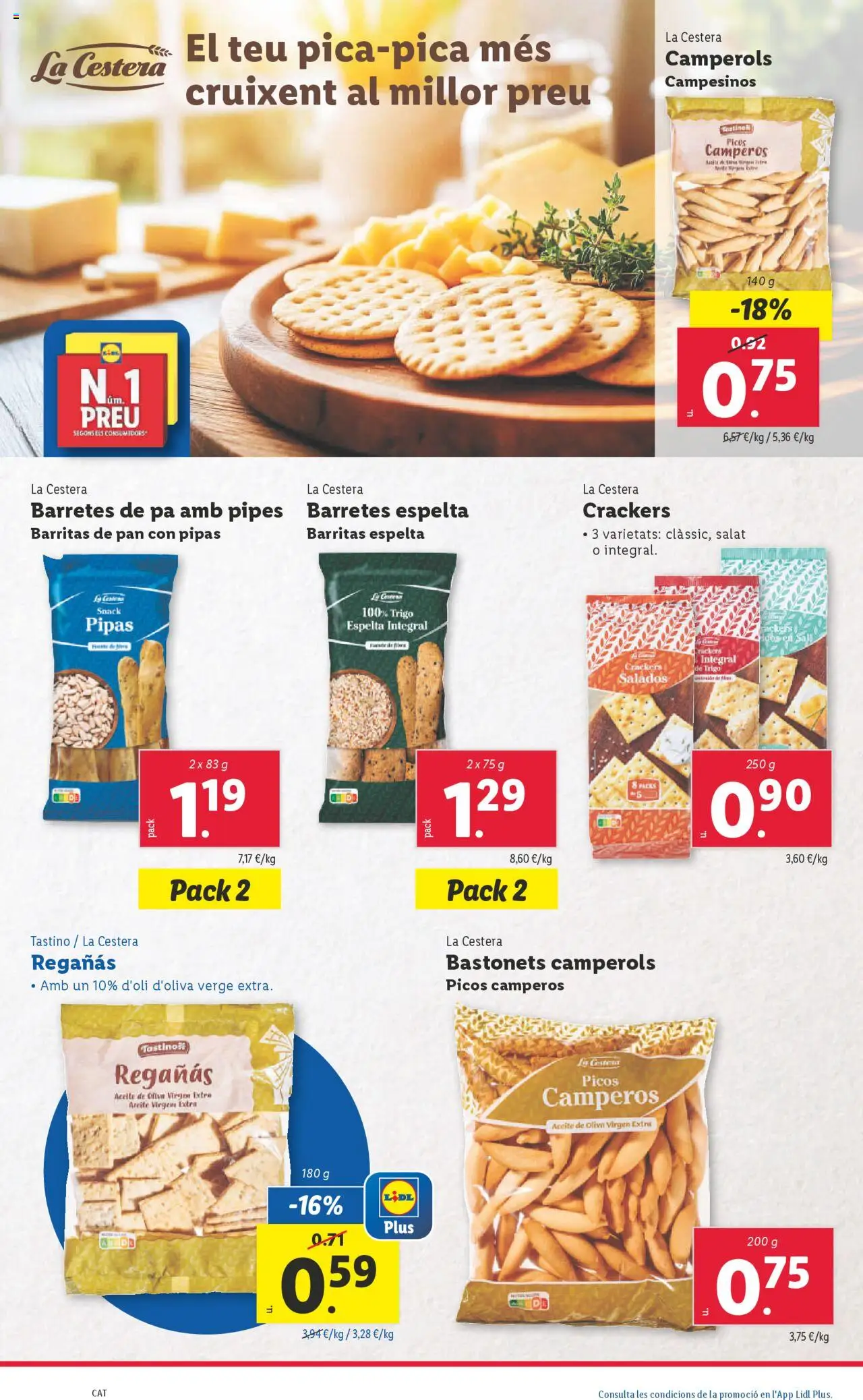 Lidl catálogo BCN │ válido desde el 09.06.2025 | Página: 10 | Productos: Aceite, Pan, Aceite de oliva, Aceite de oliva virgen extra