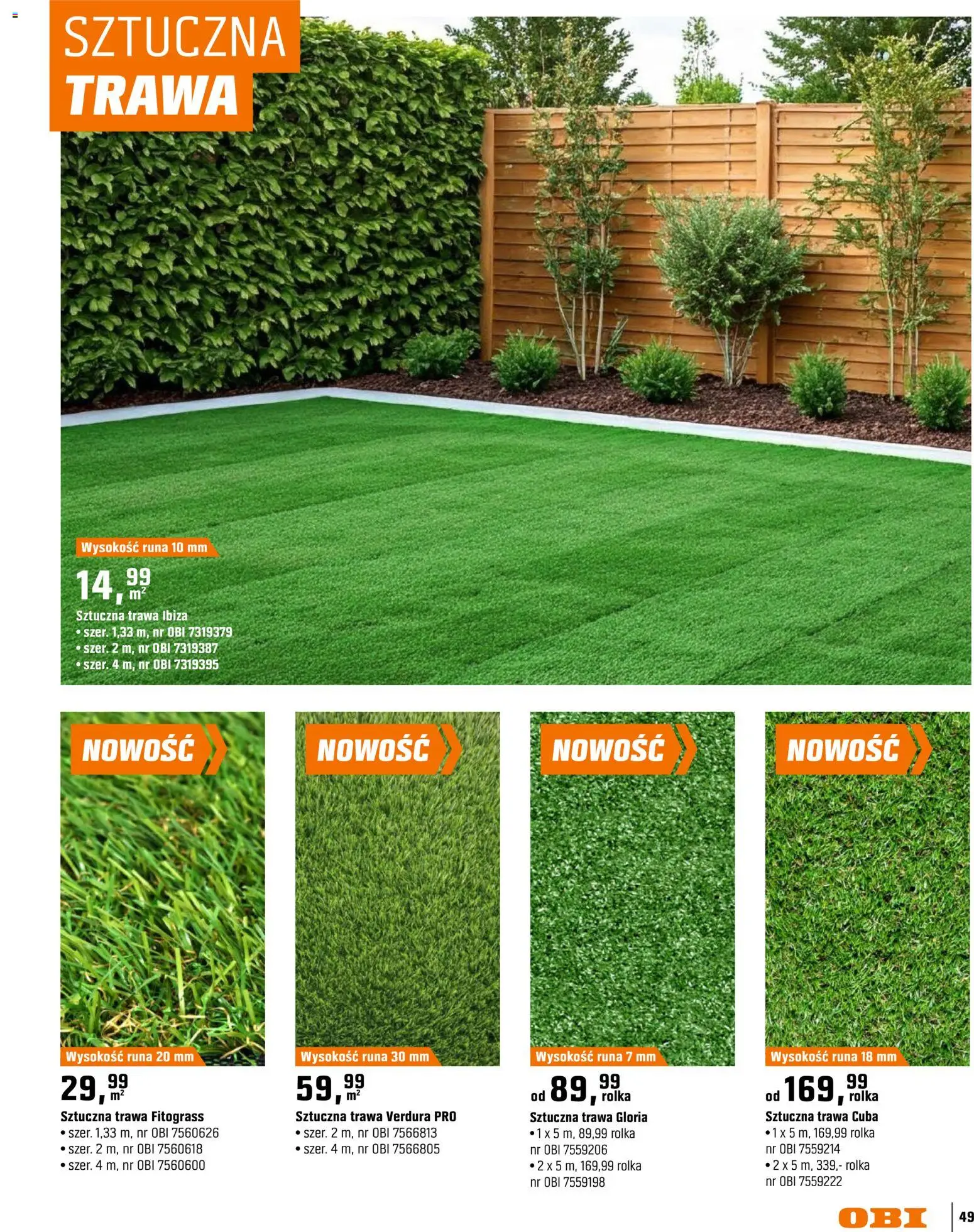 OBI gazetka - Ogród od 11.03.2026 | Strona: 49