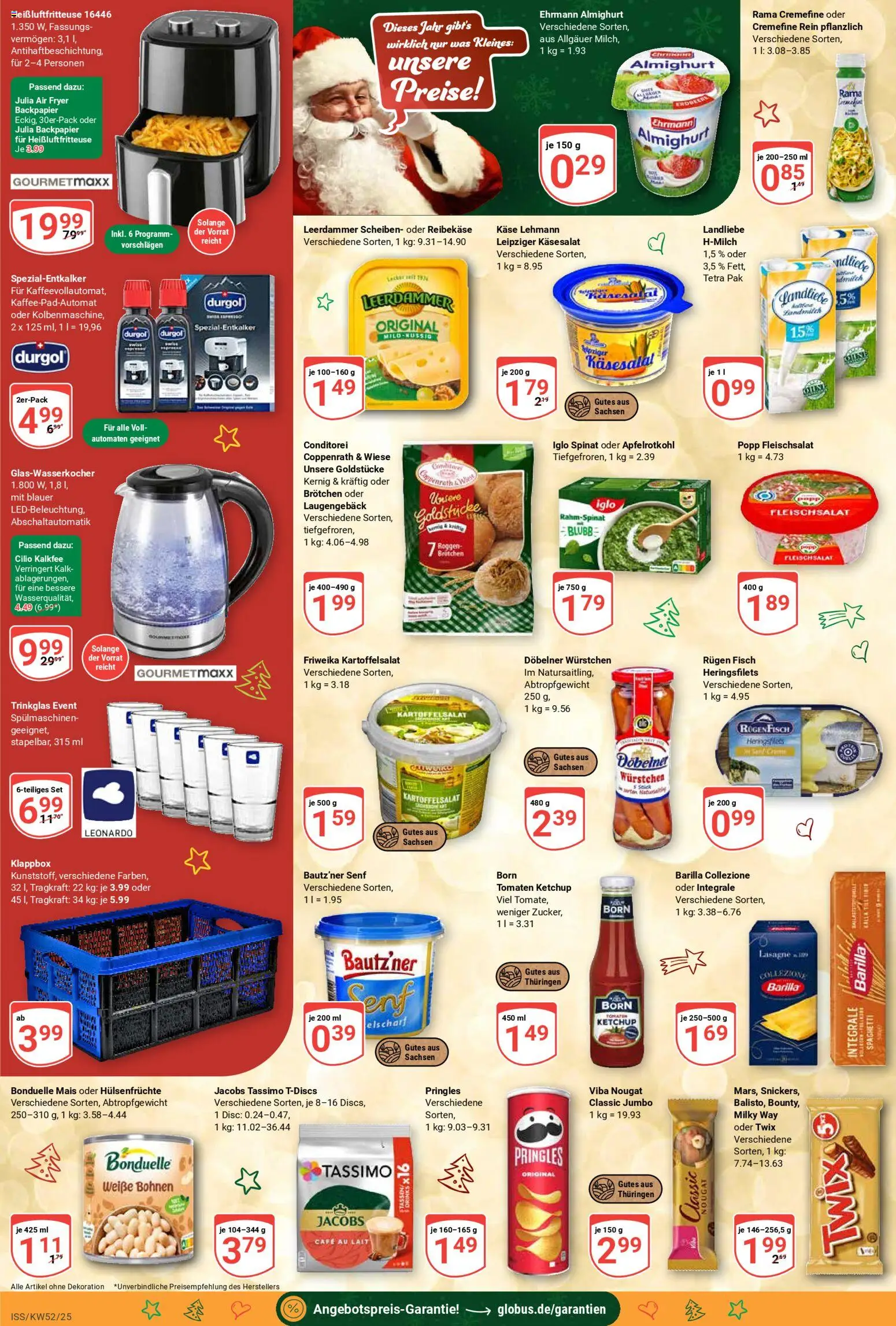 Globus Prospekt 	 – gültig ab 22.12.2025 | Seite: 7 | Produkte: Käse, Iglo, Leerdammer, Twix