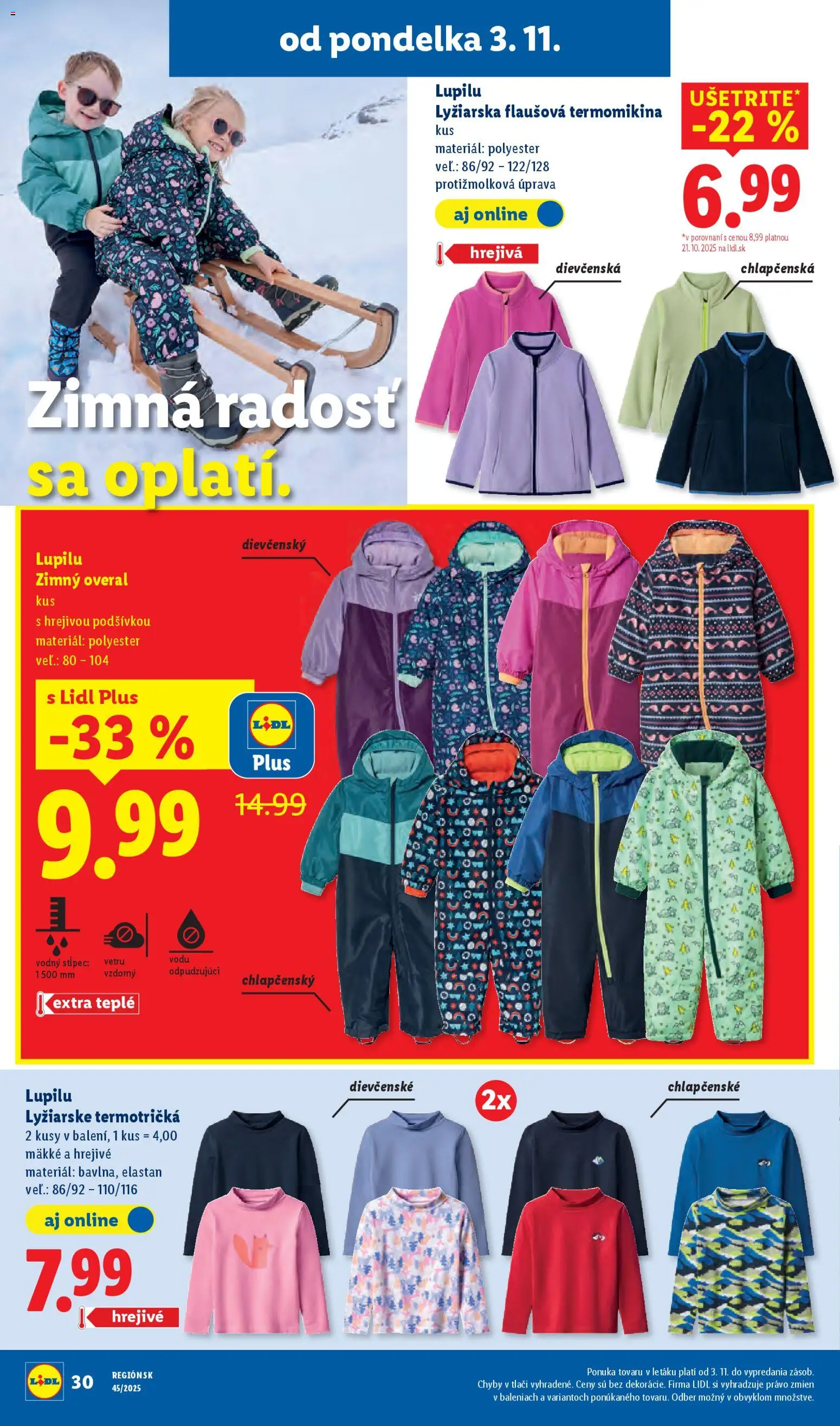 Nové Lidl akcie – leták je platný od 03.11.2025 | Strana: 48 | Produkty: Overal