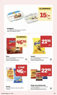 Snacks, 200-275g, flera sorter, jfr-pris 83,64-115,00/kg - Förhandsvisning av reklamblad från butik Hemköp aktuell från 30.03.2026 | Sida: 4