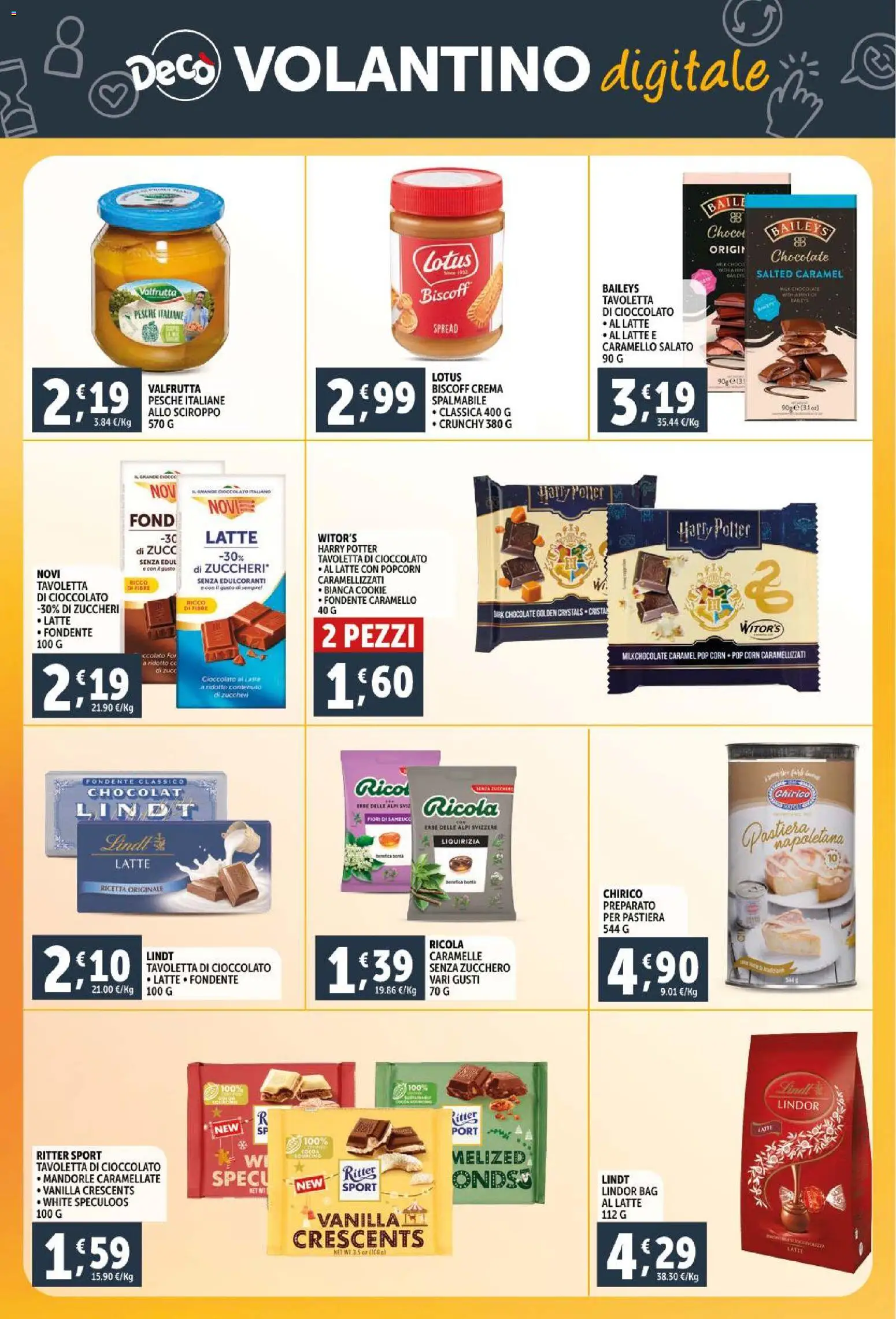 Volantino Decò del 15.12.2025 | Pagina: 34 | Prodotti: Crema, Caramelle, Zucchero, Mandorle
