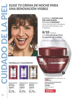 Vista previa Muestra Crema de Noche Reversalist, Muestra Crema de Noche Reversalist 2 ml válido desde el 01.04.2026 | Página: 104 | Productos: Crema, Crema de noche, Crema de noche revitalizante
