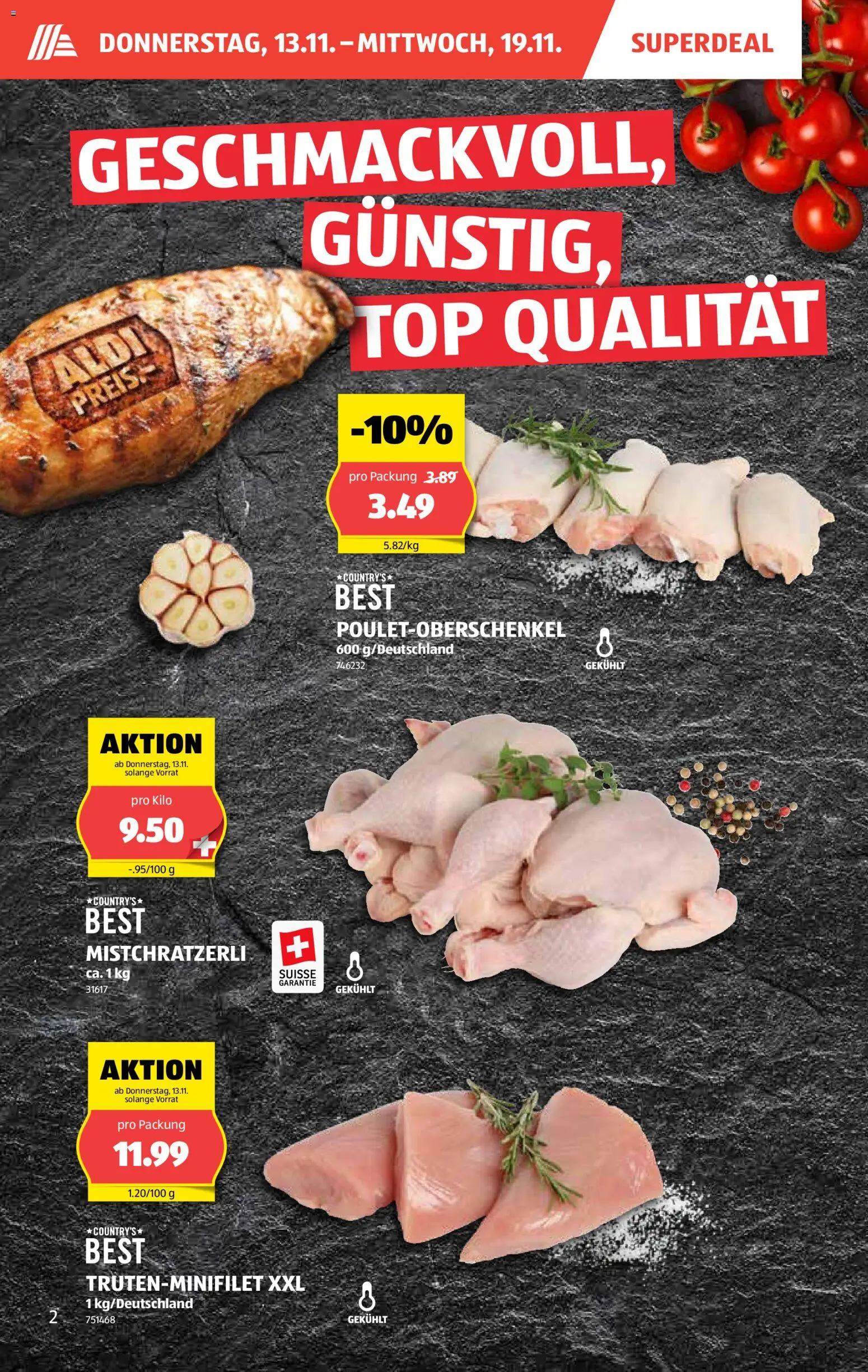 Aldi Aktionen – gültig ab 13.11.2025 | Seite: 3 | Produkte: Top