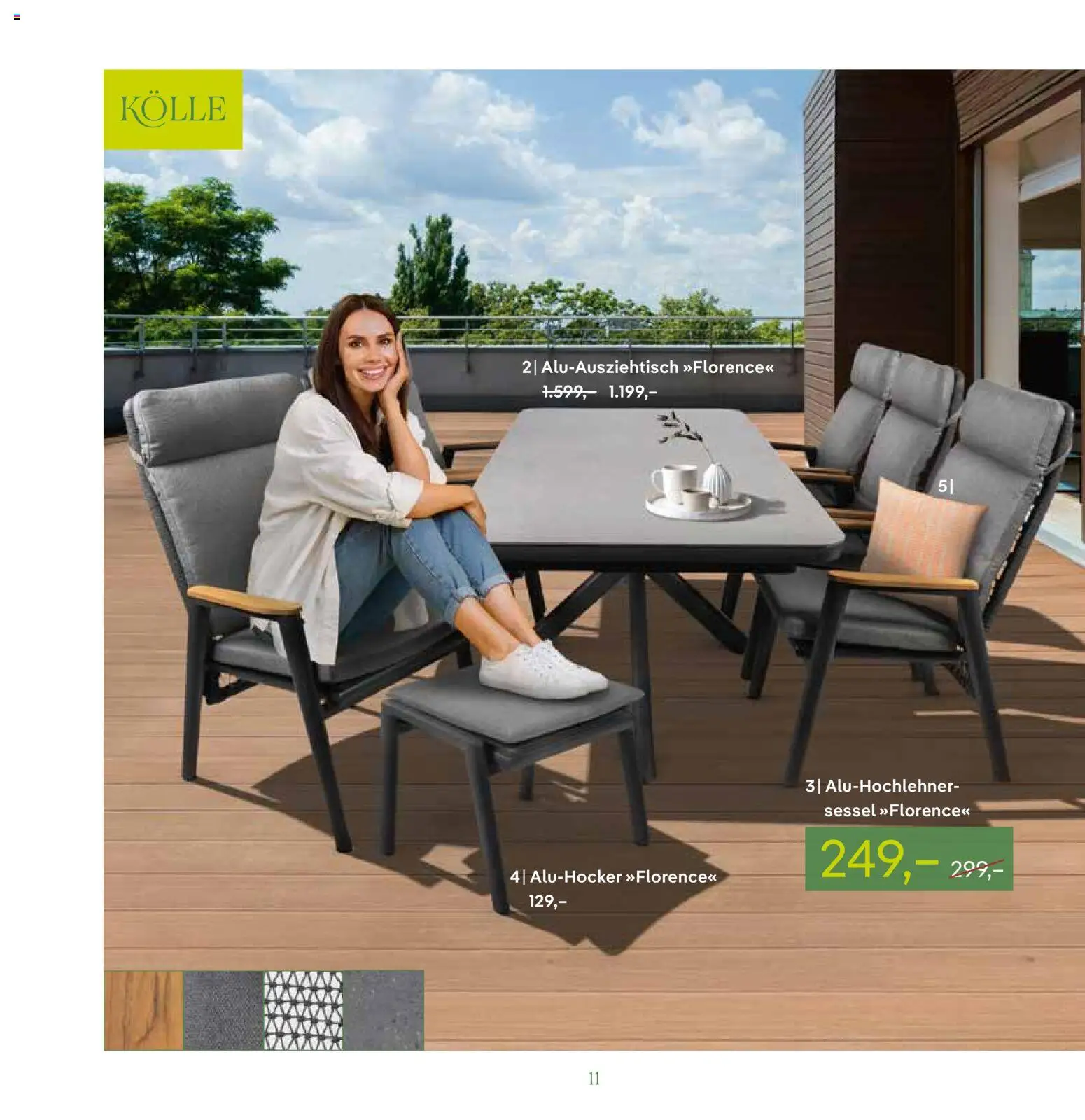 Pflanzen-Kölle GARTENMÖBEL 2026 – gültig ab 07.03.2026 | Seite: 11 | Produkte: Sessel