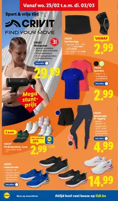 Lidl Folder week 9 - Voorbeeld van een folder van Lidl, geldig van 25.02.2026 | Pagina: 30 | Producten: Shirt, Legging