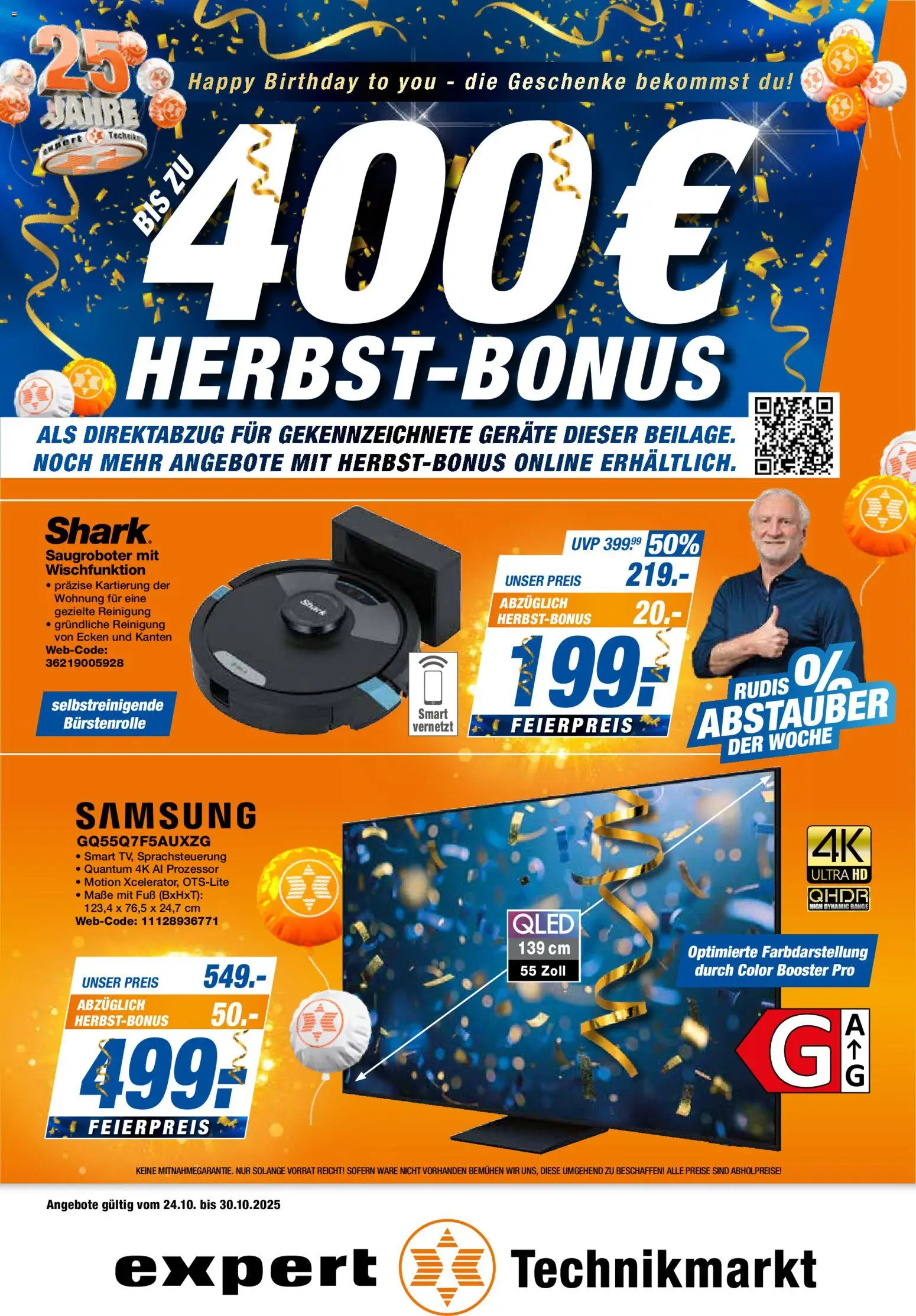 Expert  Aktuelle Beilage – gültig ab 24.10.2025 | Seite: 1 | Produkte: Samsung