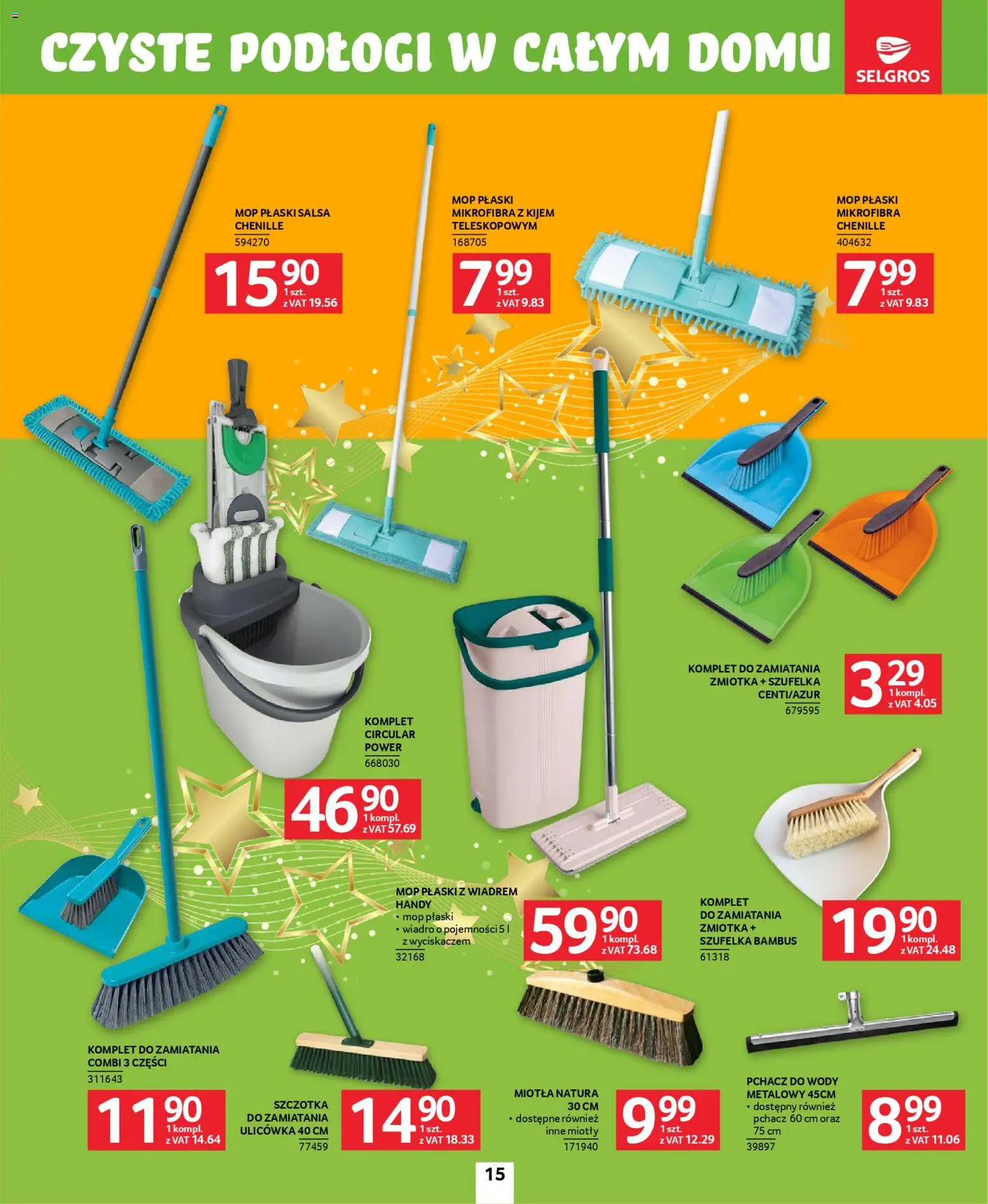 Selgros cash&carry Gazetka - Sprzątanie od 06.11.2025 | Strona: 15 | Produkty: Szczotka