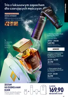 Pogląd oferty "Oriflame Katalog 17 2025" - ważna od 03.12.2025 | Strona: 49 | Produkty: Torebka, Perfumy, Zapach, Pianka do golenia