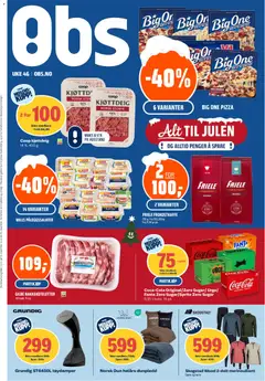 Forhåndsvisning av Coop Obs kundeavis gyldig fra 09.11.2025