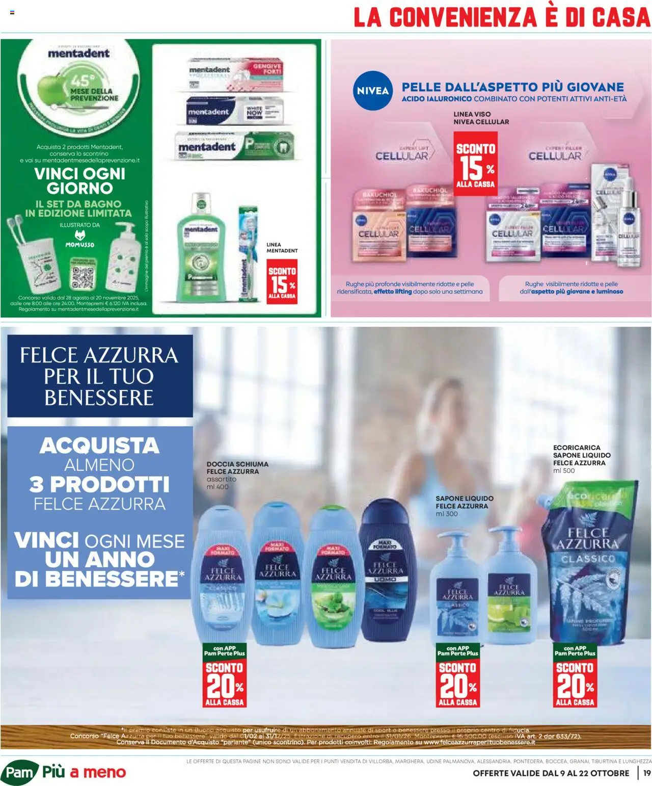 Volantino Panorama del 09.10.2025 | Pagina: 19 | Prodotti: Sapone, Bagno, Doccia