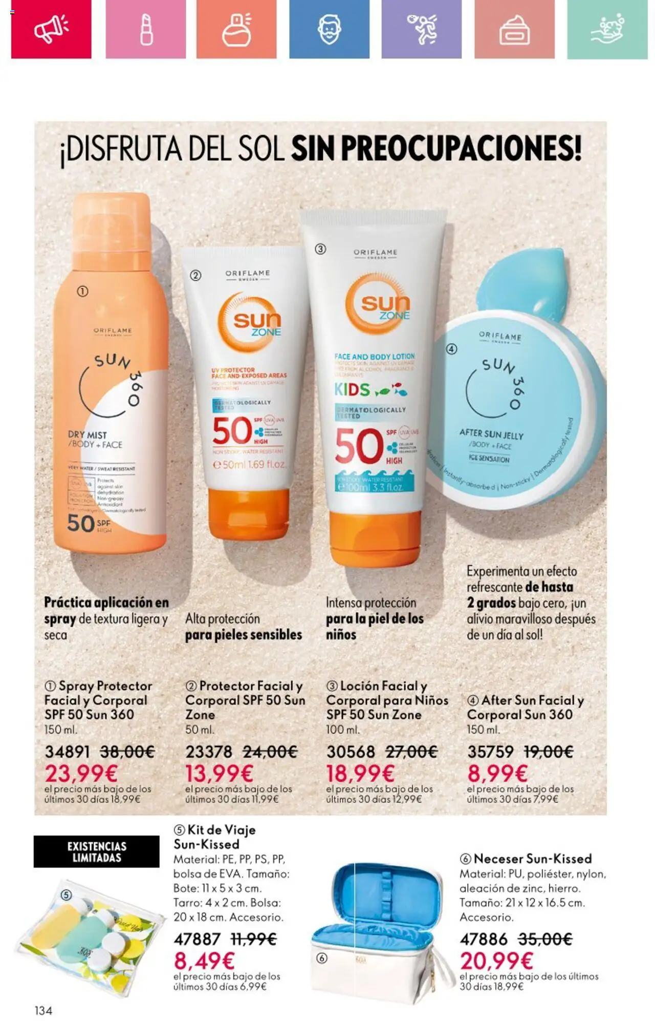 Oriflame - Catálogo Campaña 12 │ válido desde el 24.08.2025 | Página: 134 | Productos: Bolsa, Body, Neceser