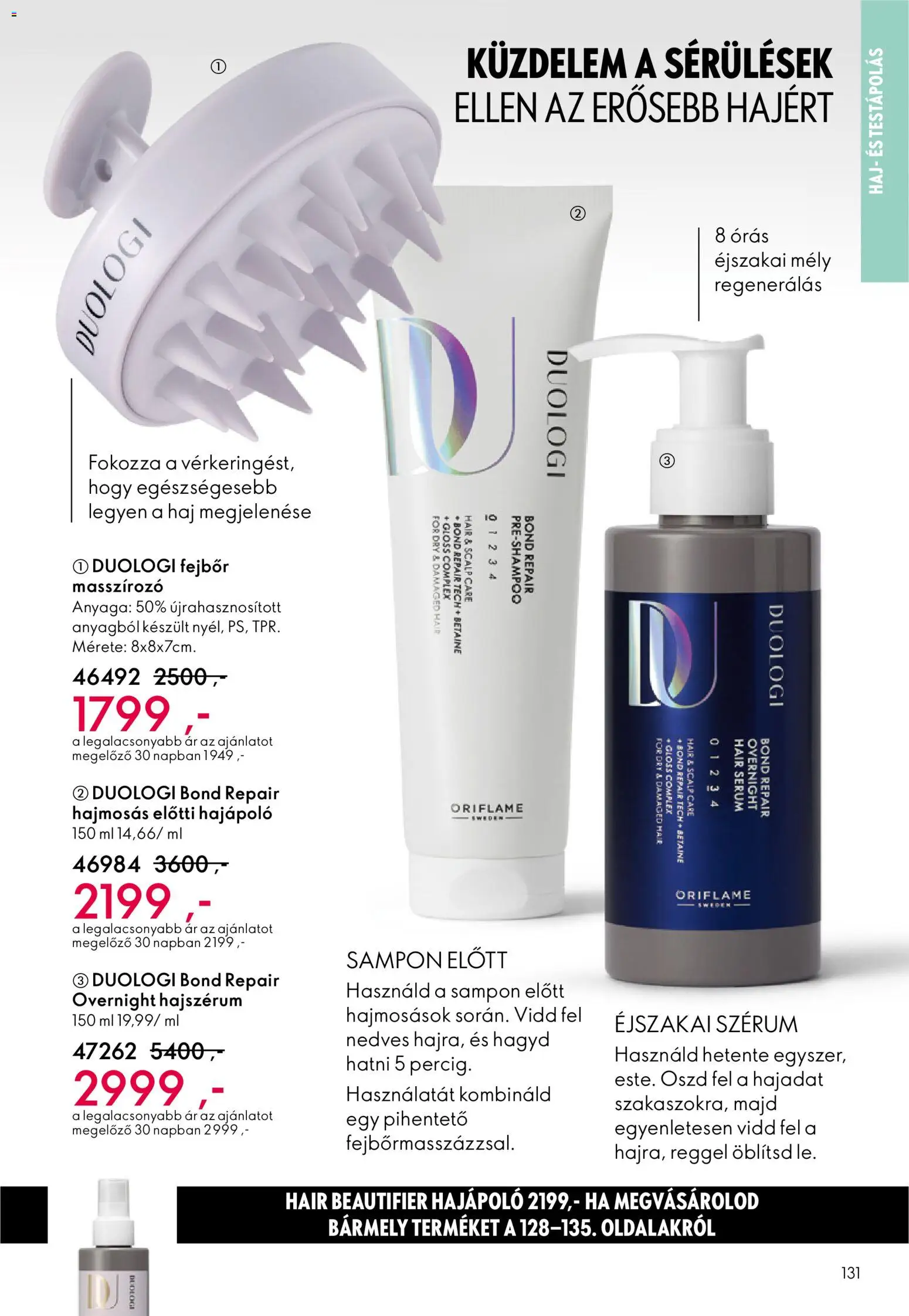 Oriflame akciós ujság - amely érvényes a következő dátumtól: 22.10.2025 | Oldal: 131 | Termékek: Sampon