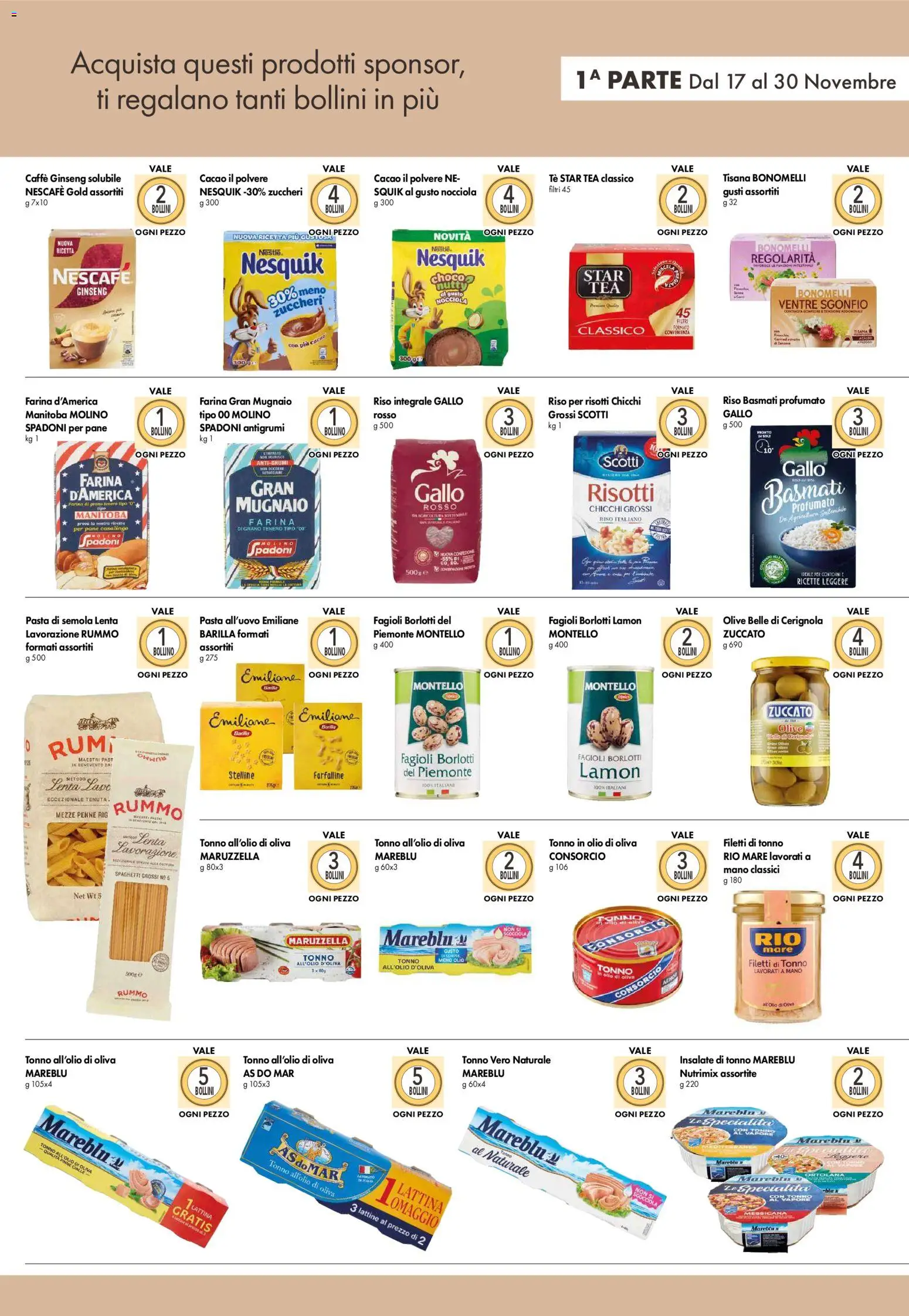Volantino Galassia del 17.11.2025 | Pagina: 5 | Prodotti: Tè, Pasta, Tonno, Macina