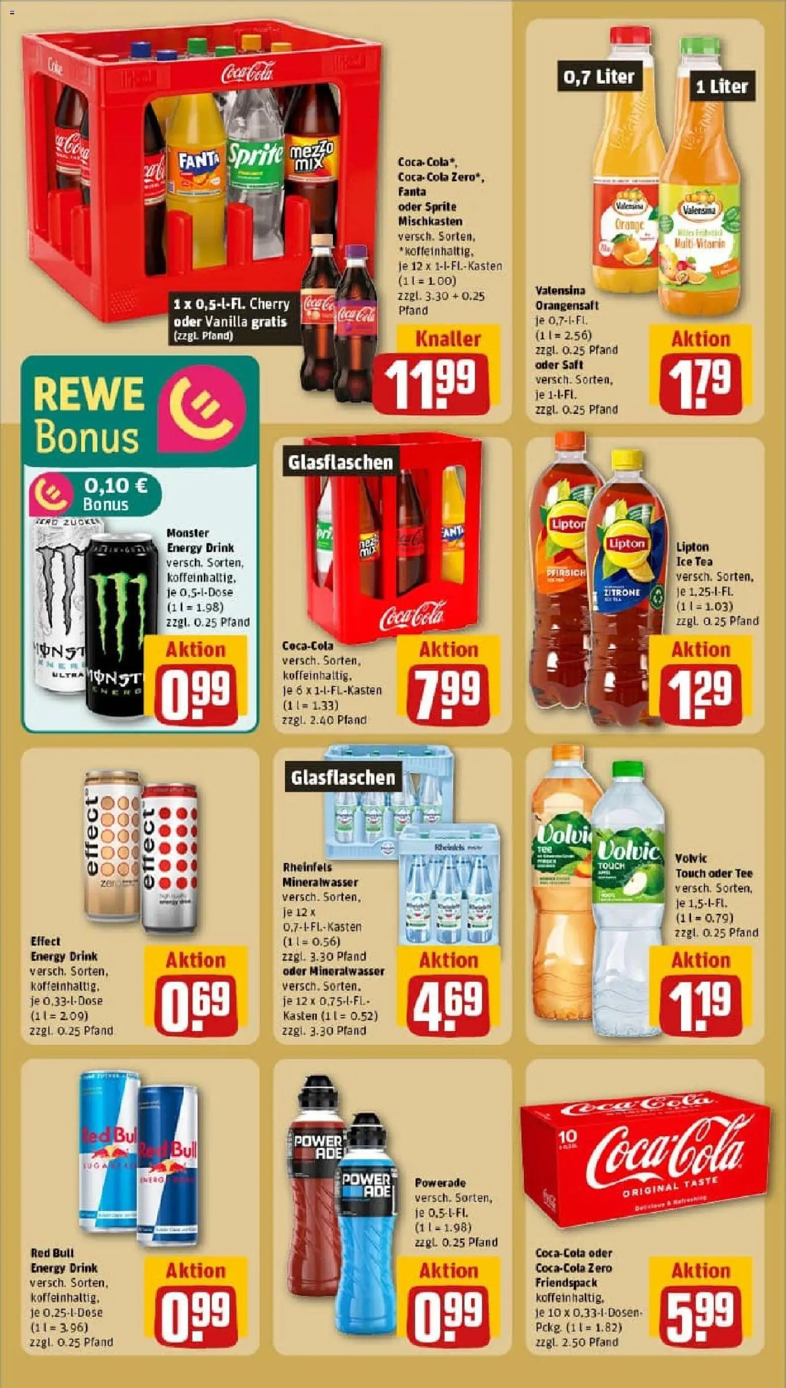 Rewe prospekt Oberhausen	 – gültig ab 26.10.2025 | Seite: 22 | Produkte: Cola, Orangensaft, Valensina, Powerade