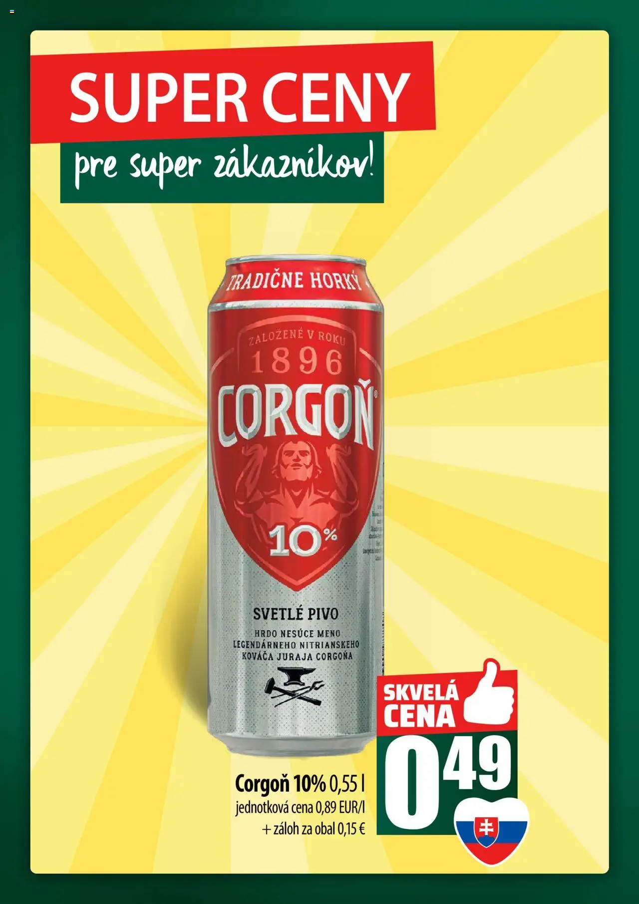 Nové COOP Jednota akcie – leták je platný od 16.10.2025 | Strana: 54 | Produkty: Pivo, Corgoň