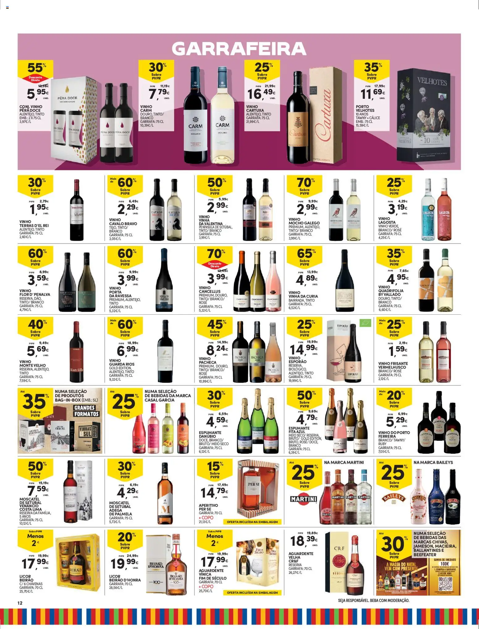 Continente folheto Madeira │ válido de 09.12.2025 | Página: 12 | Produtos: Espumante, Lagosta, Aliança, Licor