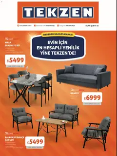 06.01.2026 tarihinden itibaren geçerli olan Tekzen kataloğu önizlemesi