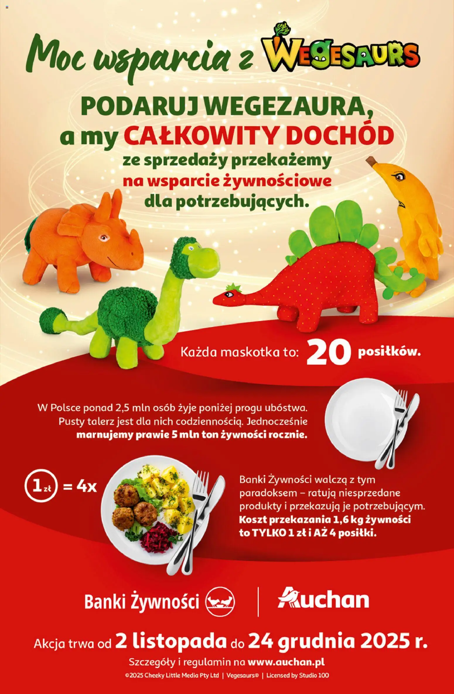 Auchan Gazetka - Święta jak babcię kocham Hipermarket od 18.12.2025 | Strona: 44