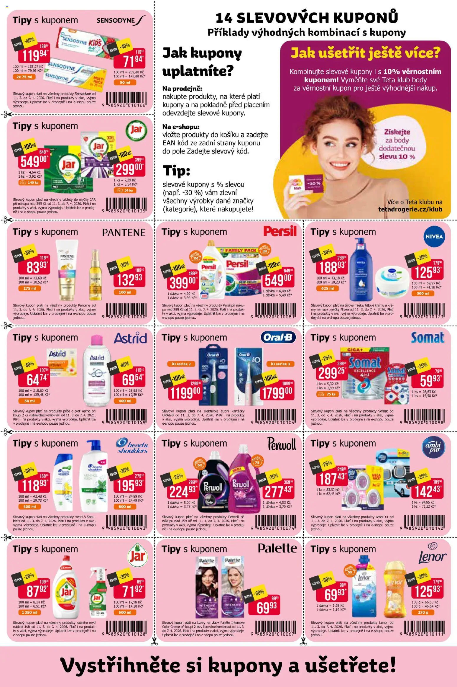 TETA Drogerie leták od 12.03.2026 | Strana: 21 | Produkty: Zubní kartáček, Lenor, Perwoll, Persil