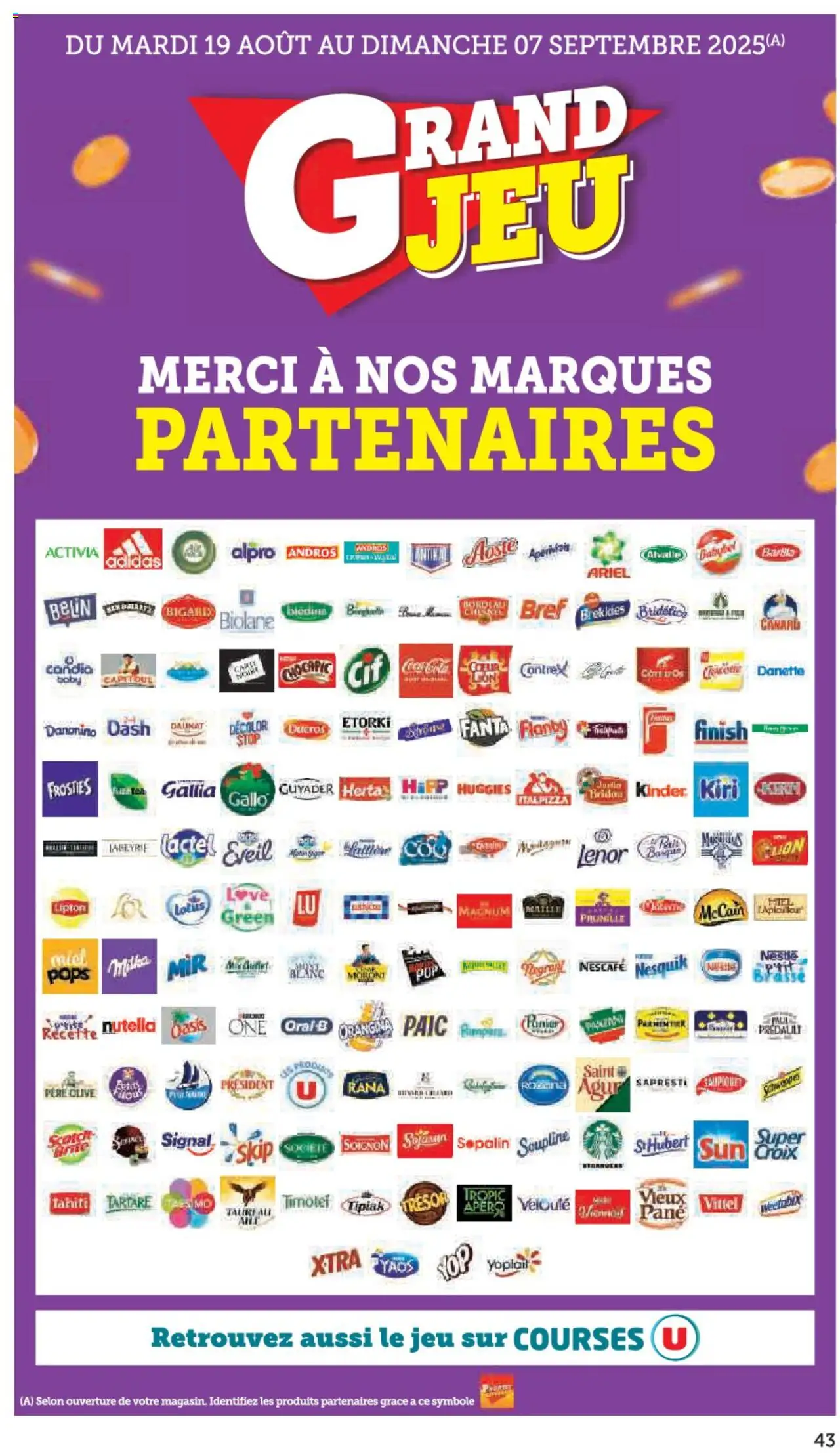  | Page: 43 | Produits: Ariel, Olive, Soupline, Nutella