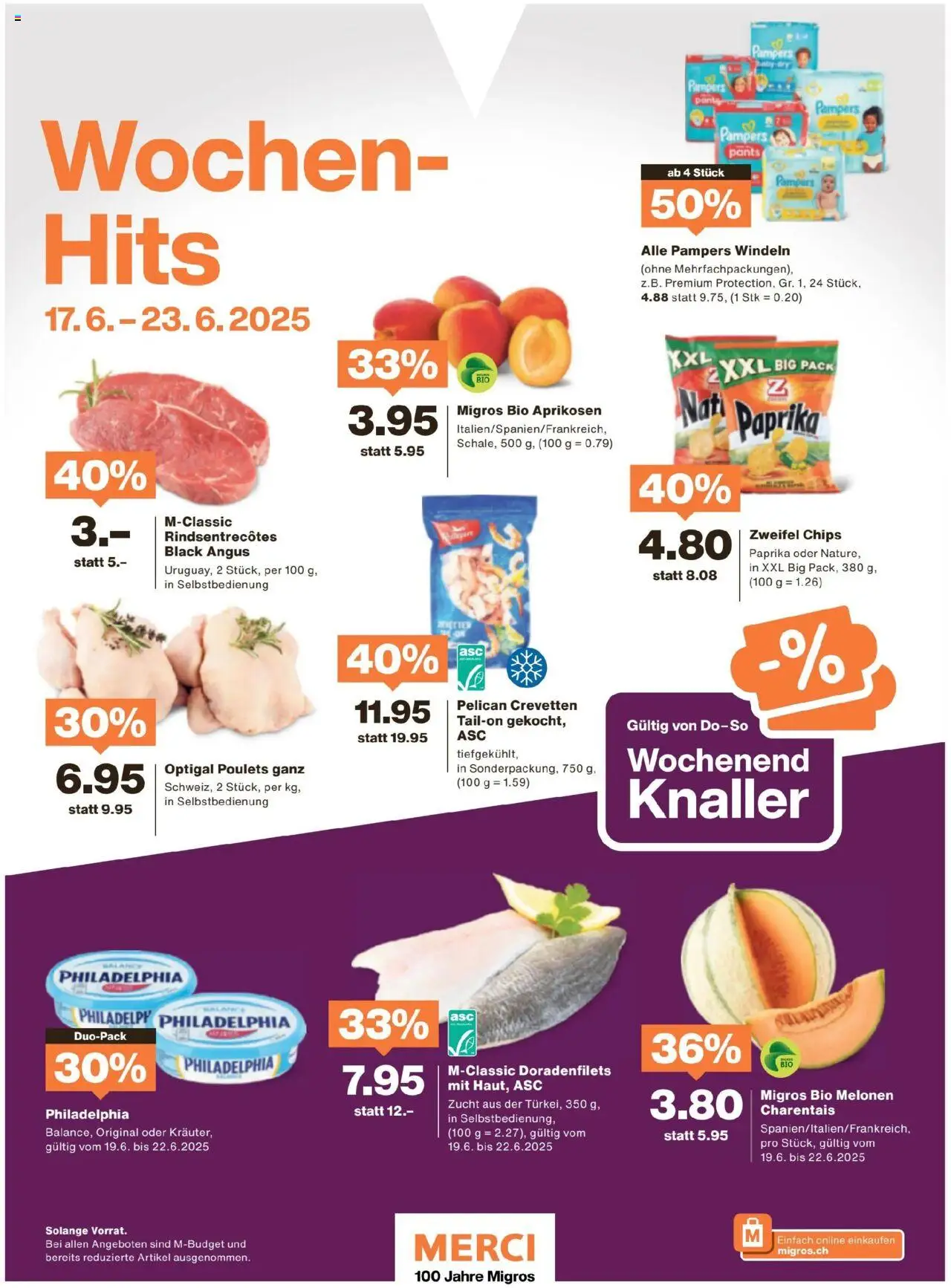 Migros Magazin ab 16.06.2025 | Seite: 64 | Produkte: Chips, Pampers
