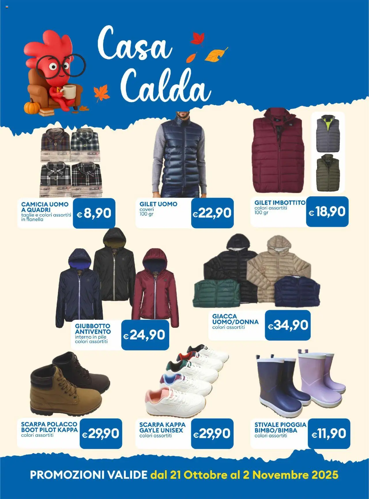 Volantino MD Discount del 21.10.2025 | Pagina: 20 | Prodotti: Pile, Camicia, Giacca, Gilet