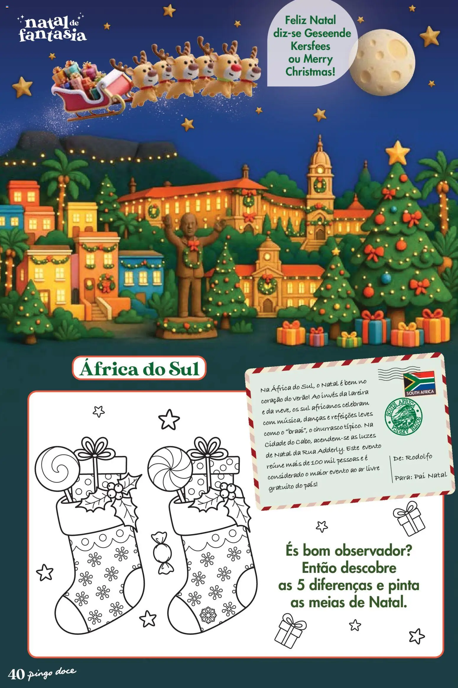 Pingo Doce  Brinquedos Natal Lojas Hipers │ válido de 18.11.2025 | Página: 40 | Produtos: Meias