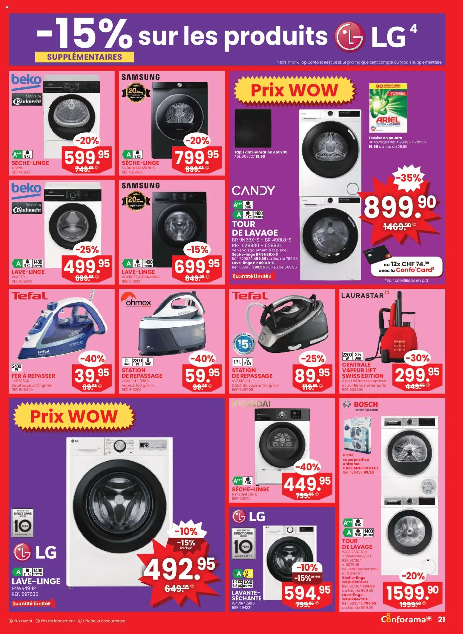 Conforama aktionen FR – gültig ab 25.03.2026 | Seite: 21
