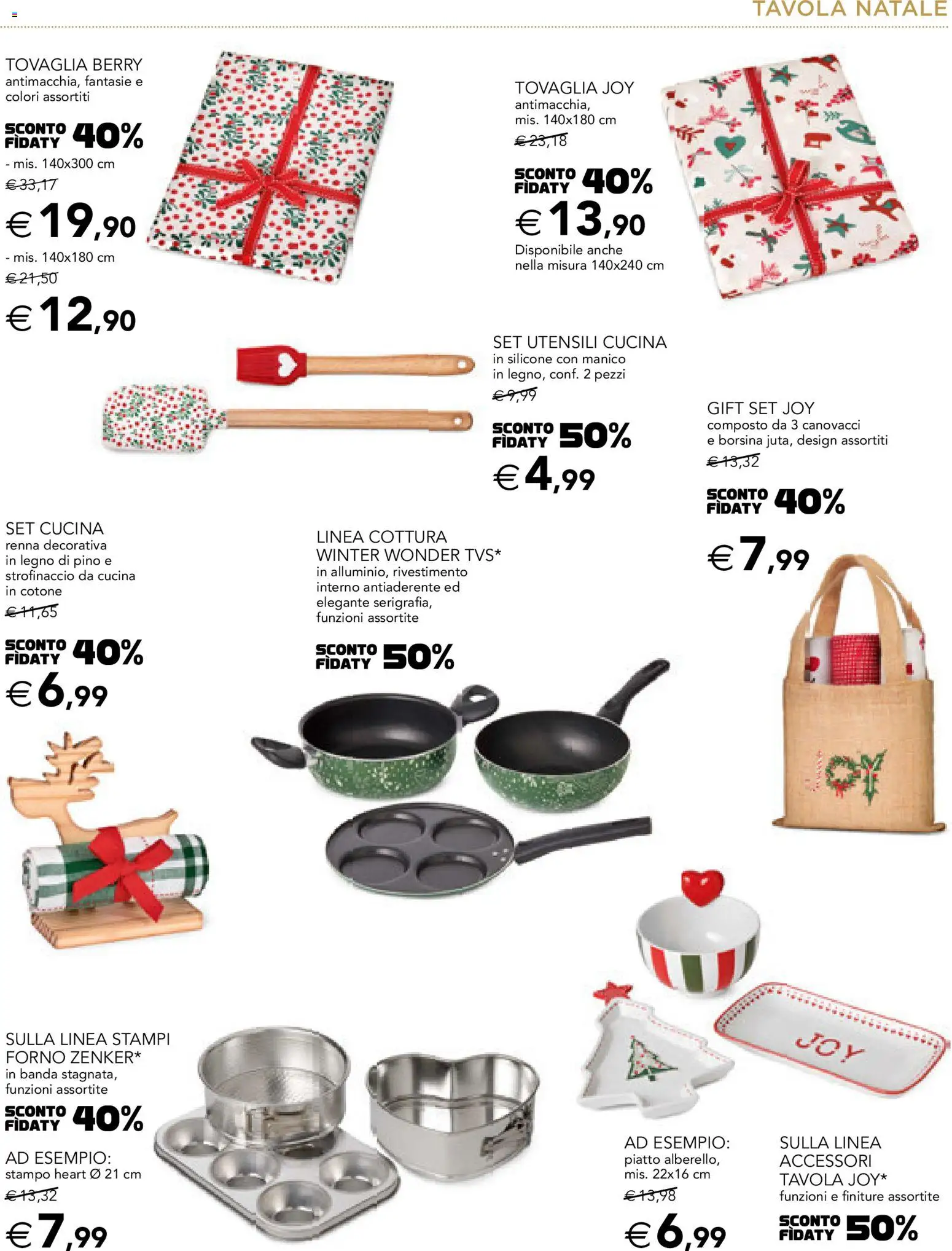 Volantino Esselunga S del 03.11.2025 | Pagina: 7 | Prodotti: Silicone, Piatto, Forno, Tovaglia