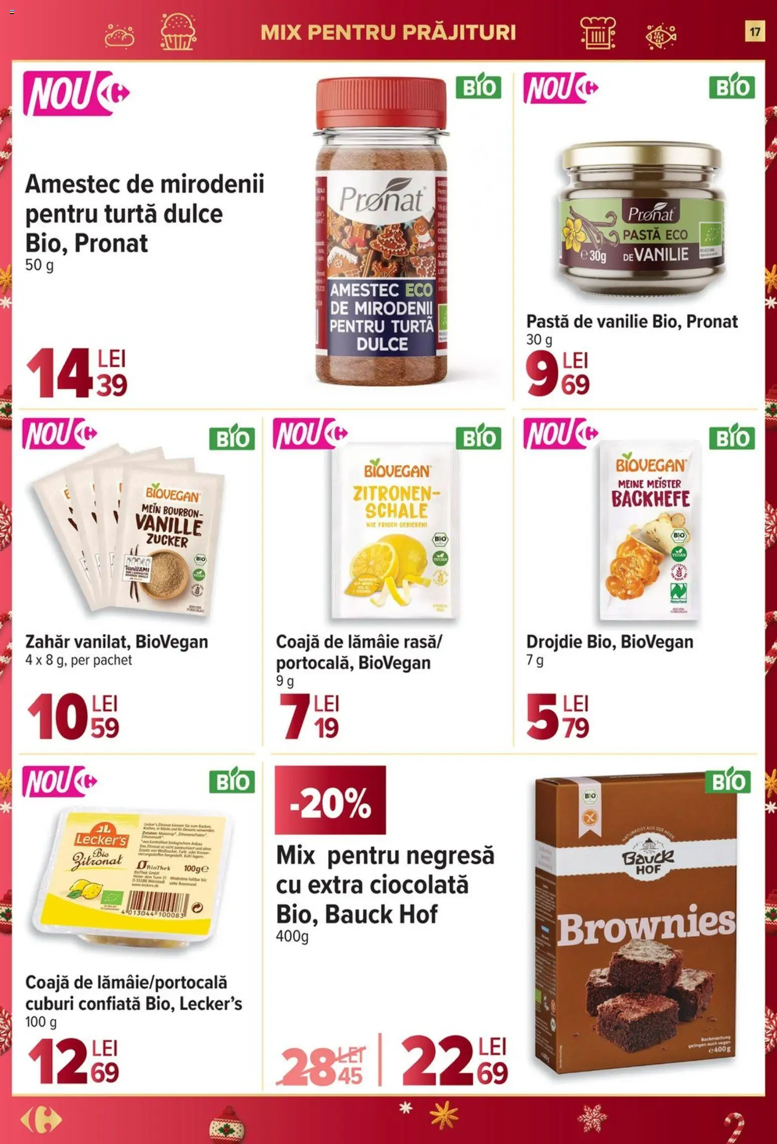 Noul catalog Carrefour – valabil de la 17.12.2025 | Pagină: 17 | Produse: Bourbon, Turtă dulce, Zahăr, Lămâie