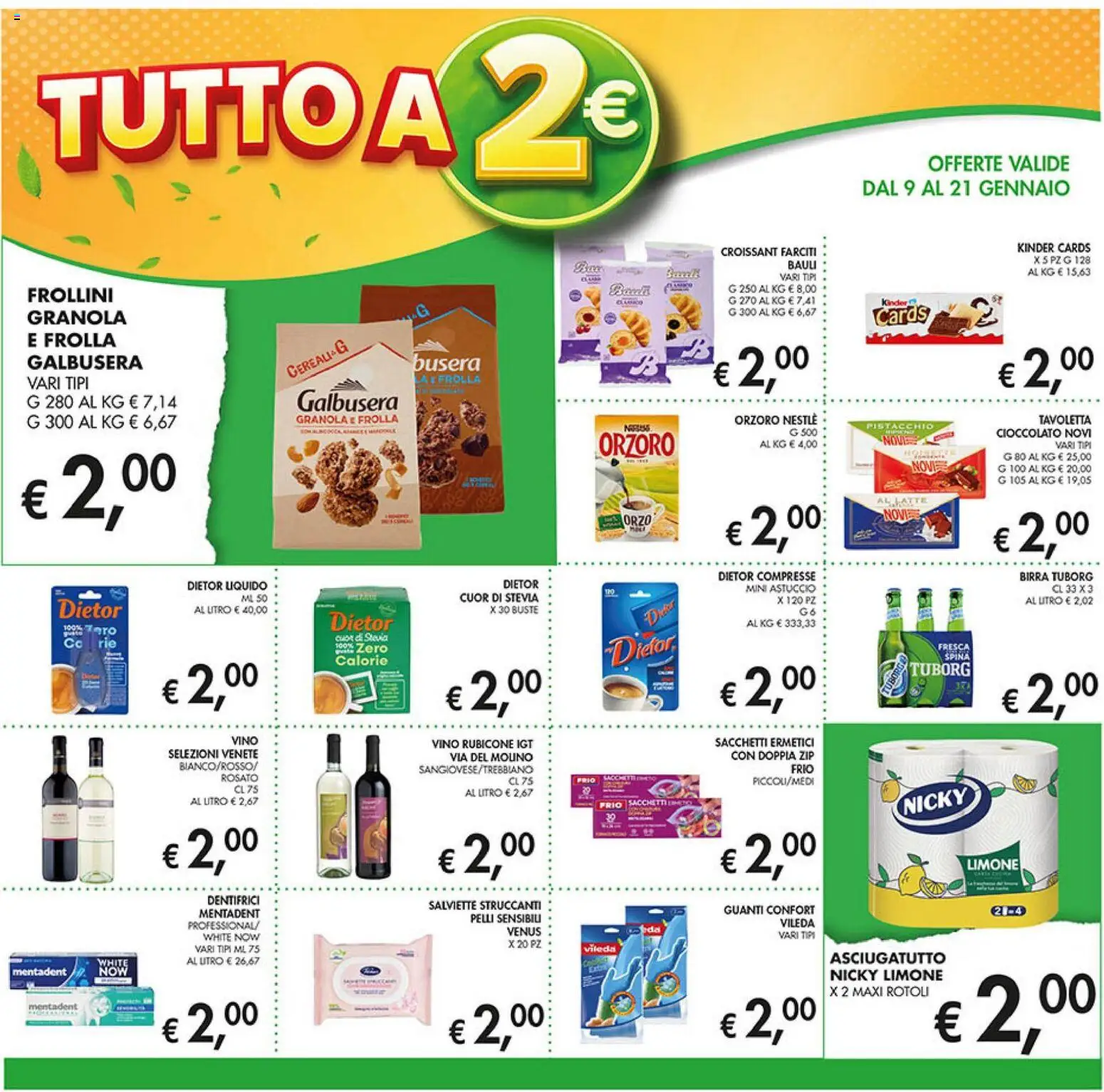 Volantino Coal del 09.01.2026 | Pagina: 8 | Prodotti: Cioccolato, Limone, Vino, Asciugatutto