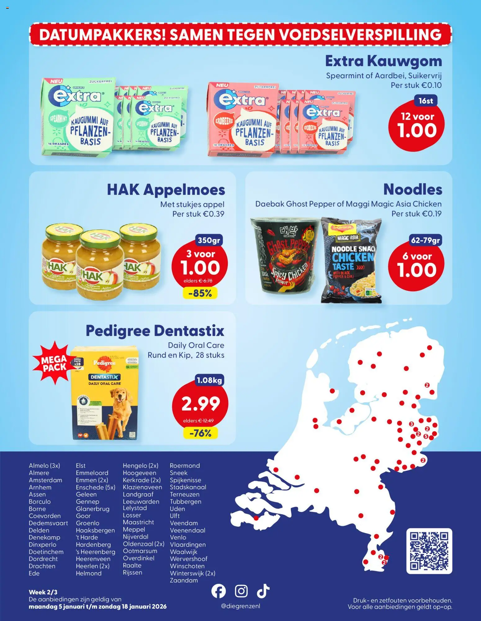 {H1} | Pagina: 8 | Producten: Kauwgom, Appel