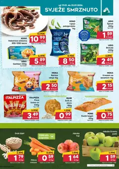 Katalog Pivac - Pregled kataloga iz trgovine Pivac, vrijedi od 19.01.2026 | Stranica: 5 | Proizvodi: Gamberi, Baget, Hobotnica, Ledo