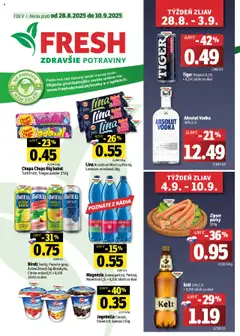Fresh Východné Slovensko - náhľad platný od 28.08.2025