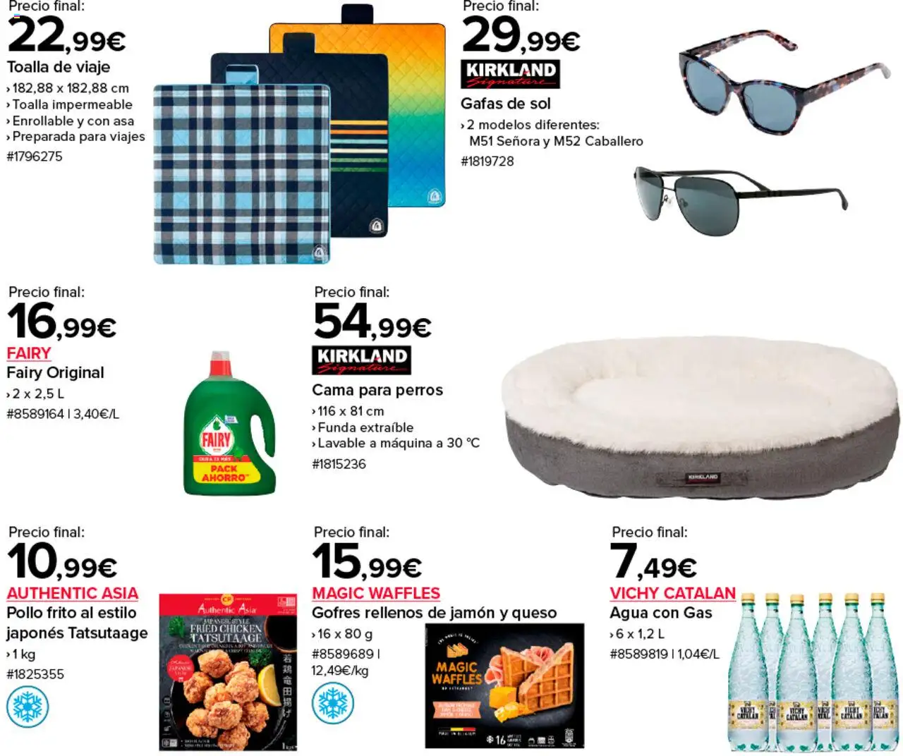Costco catálogo │ válido desde el 19.06.2025 | Página: 3 | Productos: Queso, Jamón, Funda, Cama