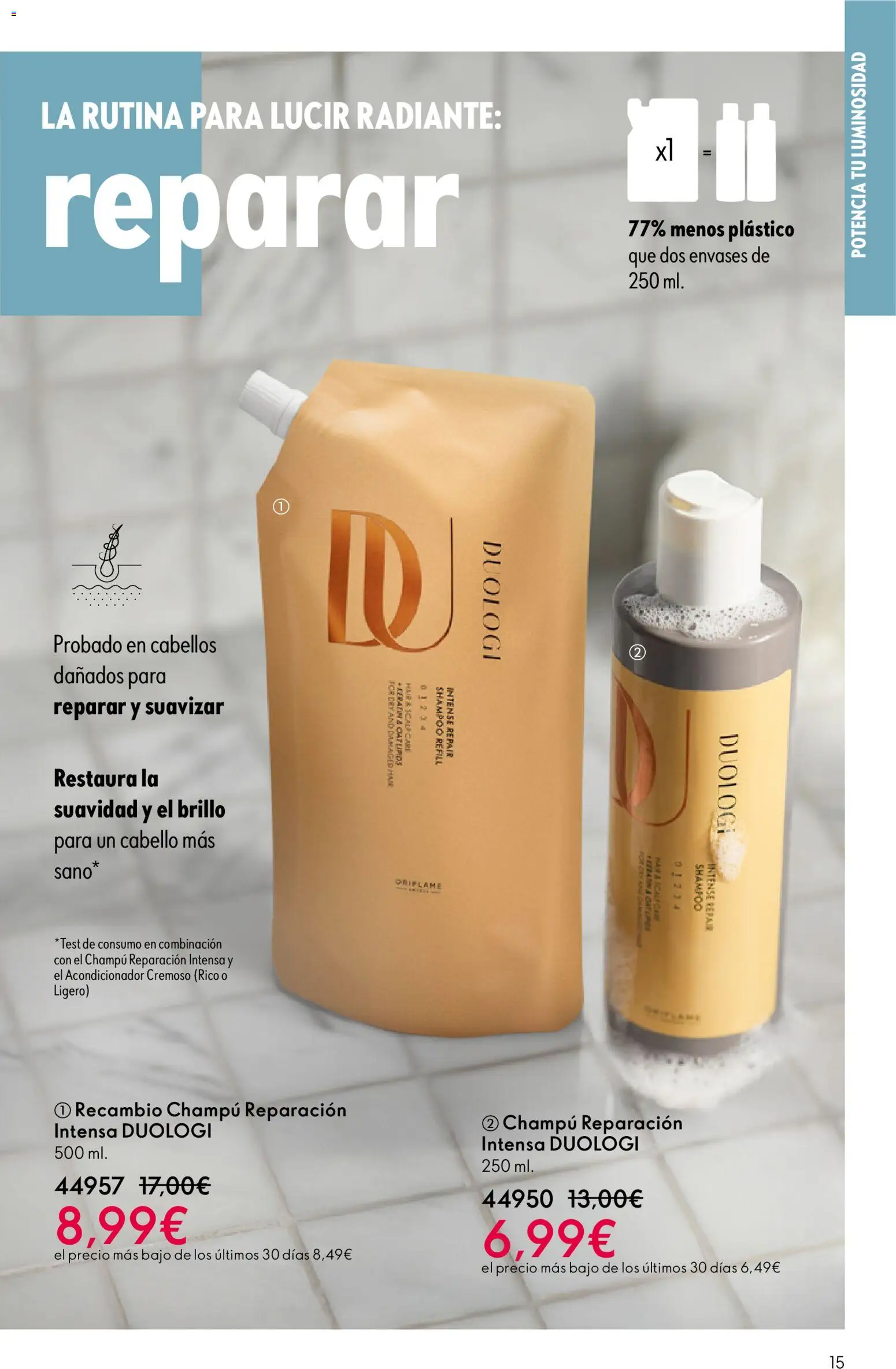 Oriflame - Catálogo Campaña 1 │ válido desde el 31.12.2025 | Página: 15 | Productos: Champú, Acondicionador