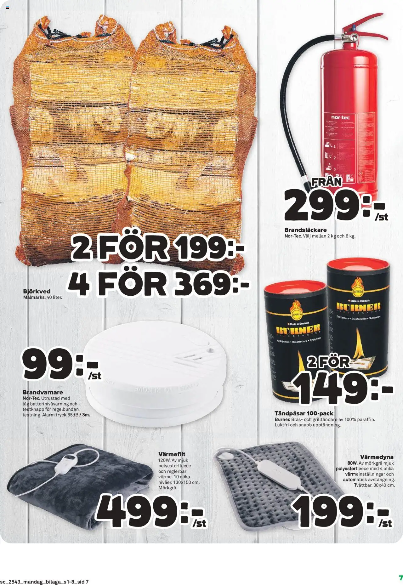 Coop Forum reklamblad aktuell från 20.10.2025 | Sida: 23 | Produkter: Grilltändare, Brandsläckare