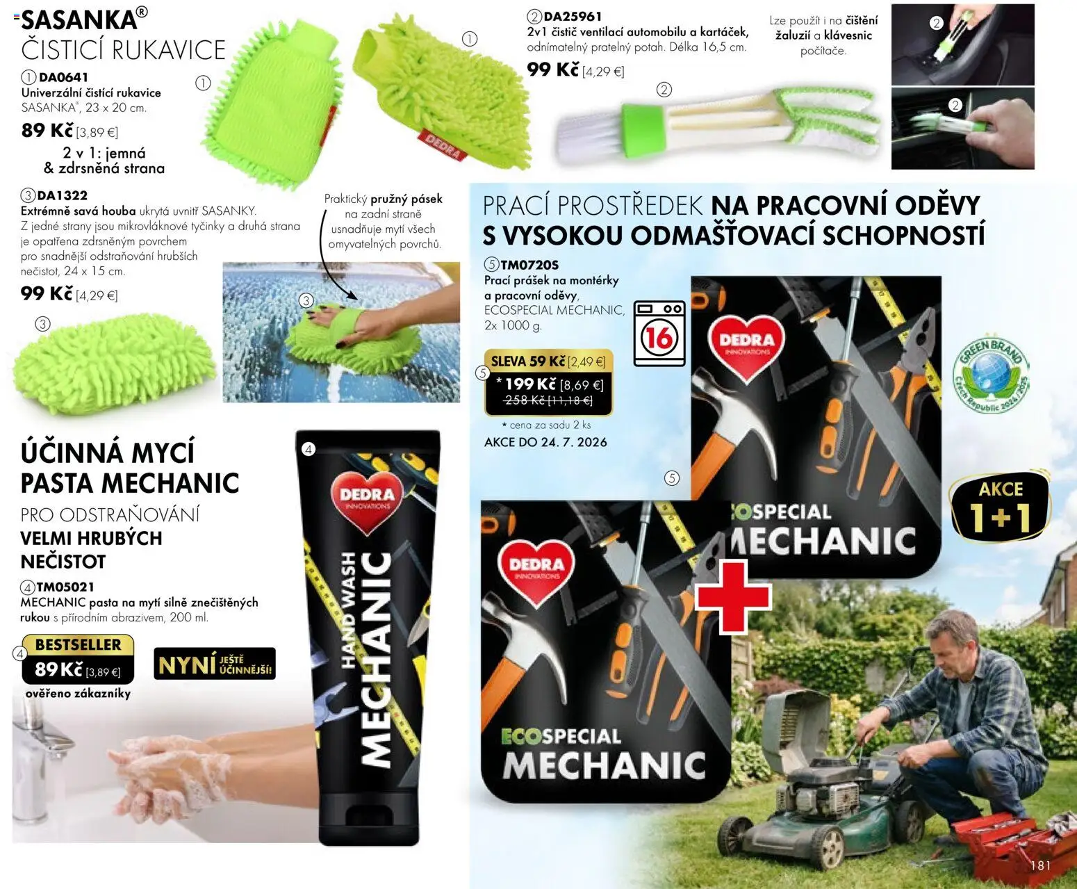 Nové Dedra akcie – leták je platný od 24.04.2026 | Strana: 81 | Produkty: Rukavice