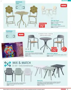 Bauhaus katalog akcije – veljaven od 22.04.2026 | Stran: 31 | Izdelki: Vrtni stol, Mizica, Svetilka, Zelena