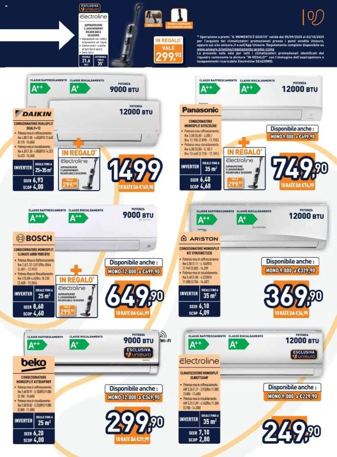 Volantino Unieuro del 17.09.2025 | Pagina: 17