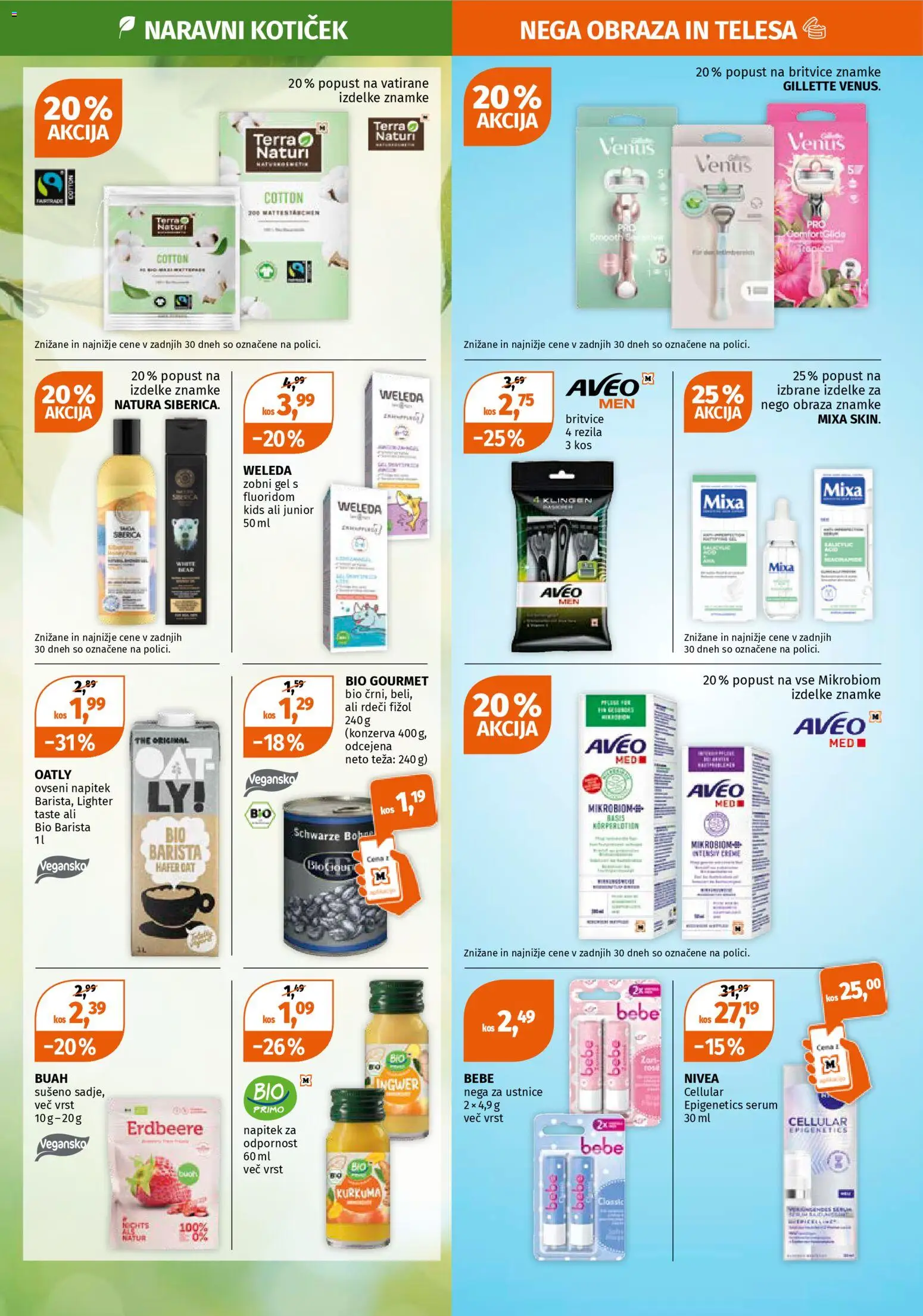 Novi Müller katalog ponudbe – veljaven od 05.01.2026 | Stran: 3 | Izdelki: Teza, Kos