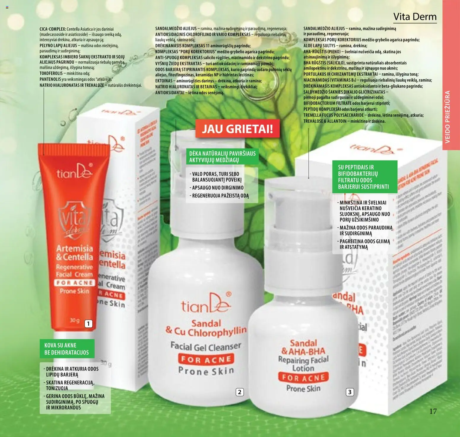 TianDe akcijos nuo 10.02.2026 | Puslapis: 17 | Prekių: Aliejus, Sultys