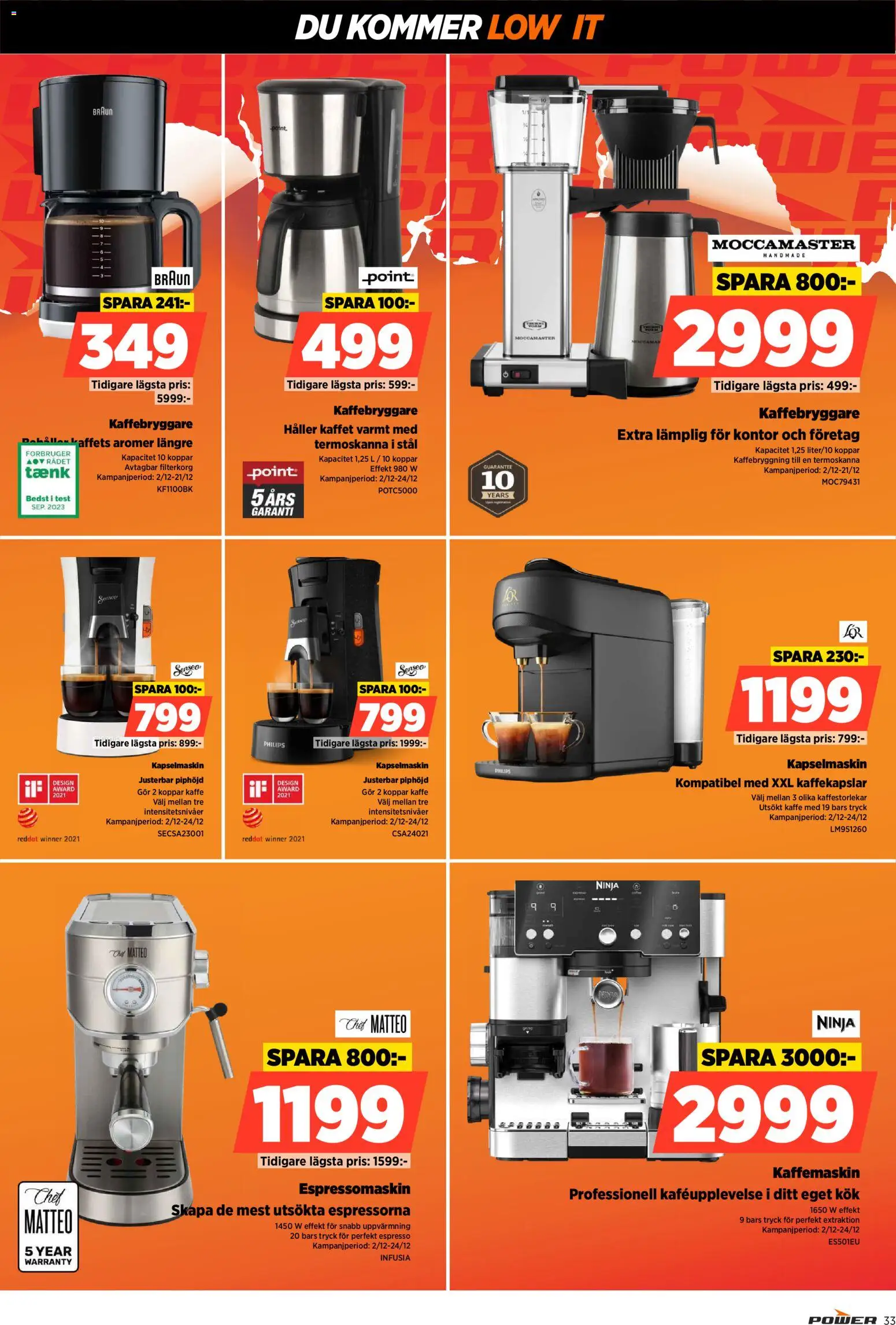 Power reklamblad aktuell från 08.12.2025 | Sida: 33