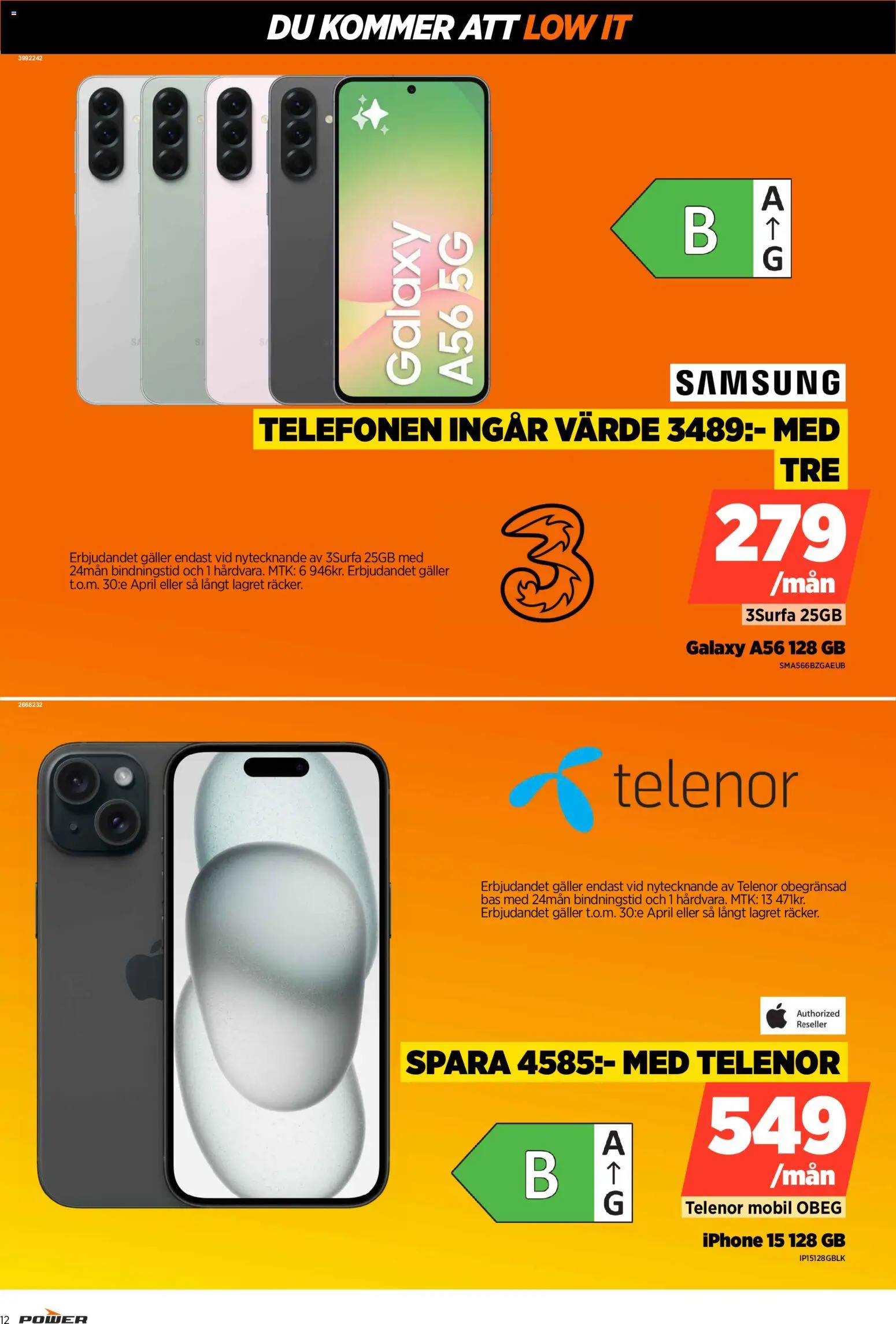 Power reklamblad aktuell från 06.04.2026 | Sida: 12