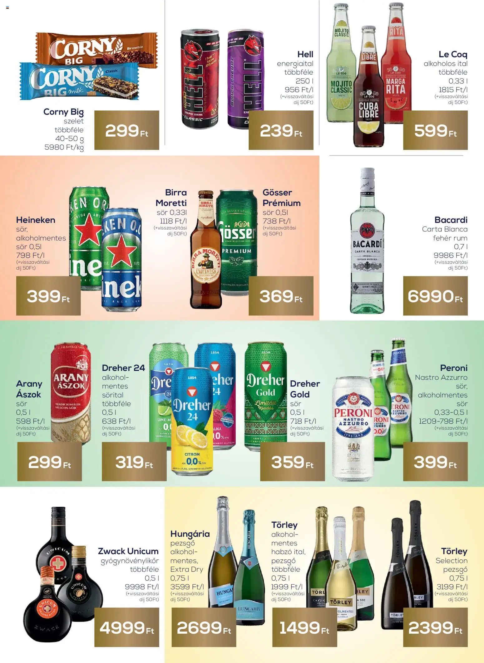 G'Roby akciós ujság - amely érvényes a következő dátumtól: 18.12.2025 | Oldal: 3 | Termékek: Heineken, Bacardi, Sör, Citrom